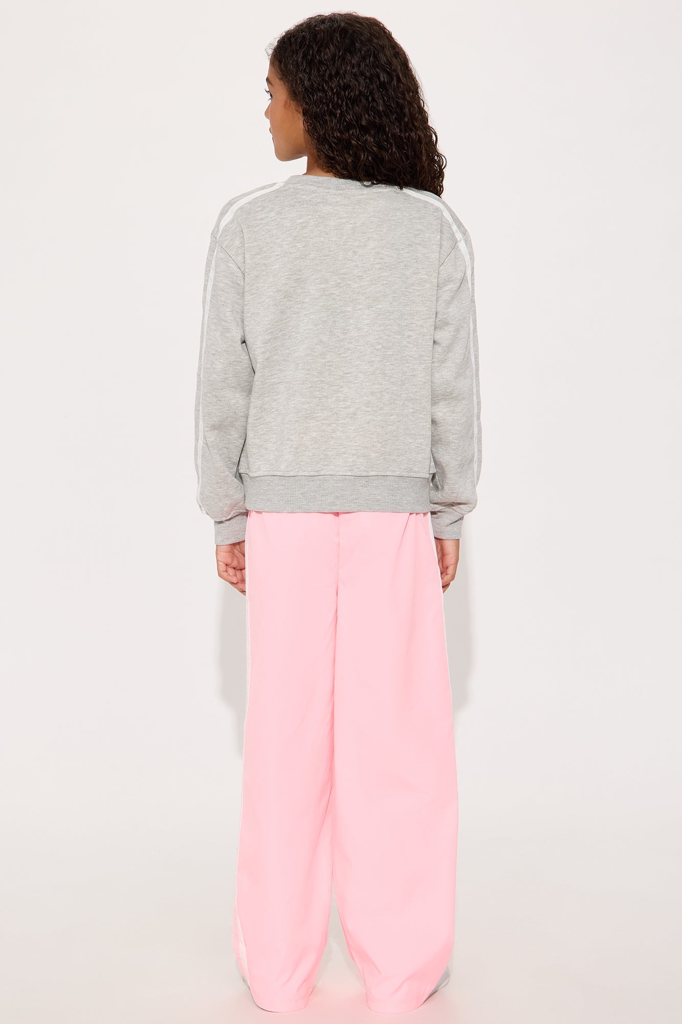 Mini Simply Sassy Pant Set - Heather/Combo