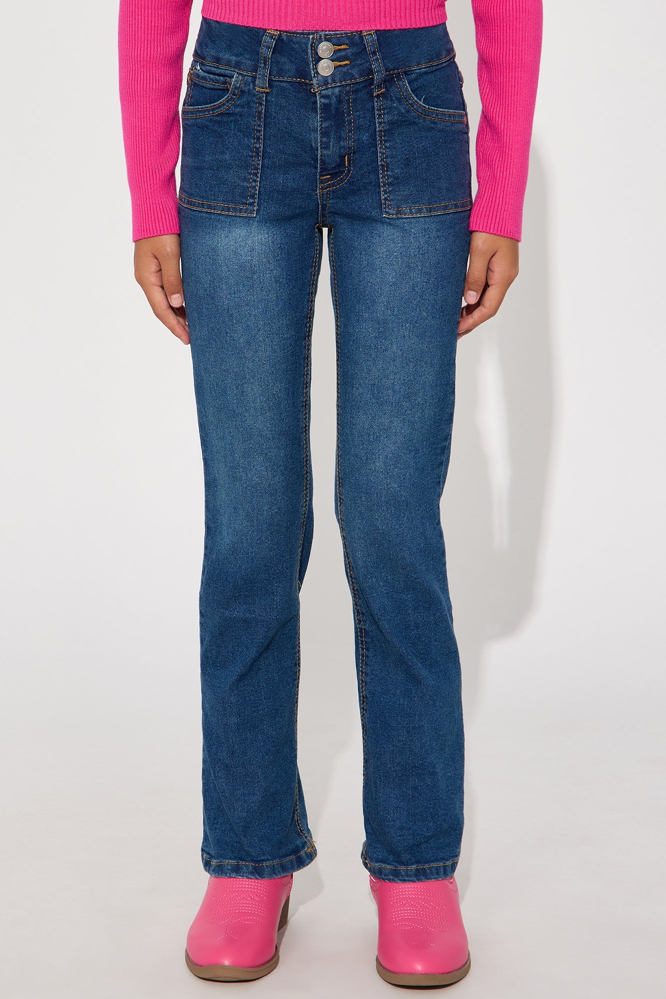 Mini All I Want Flare Jeans - Dark Wash