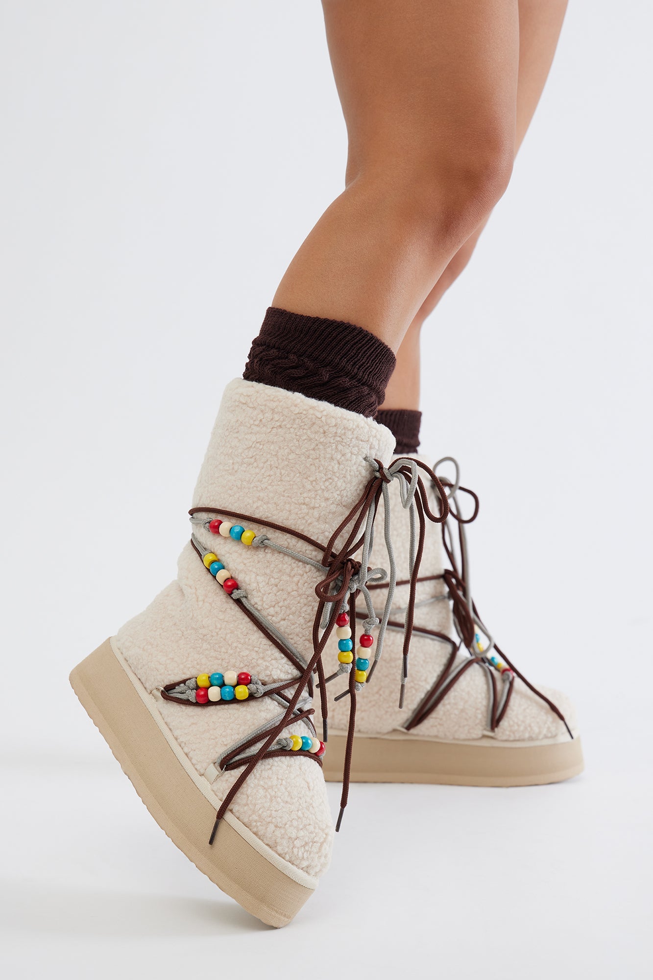Summit Sherpa Boots - Beige