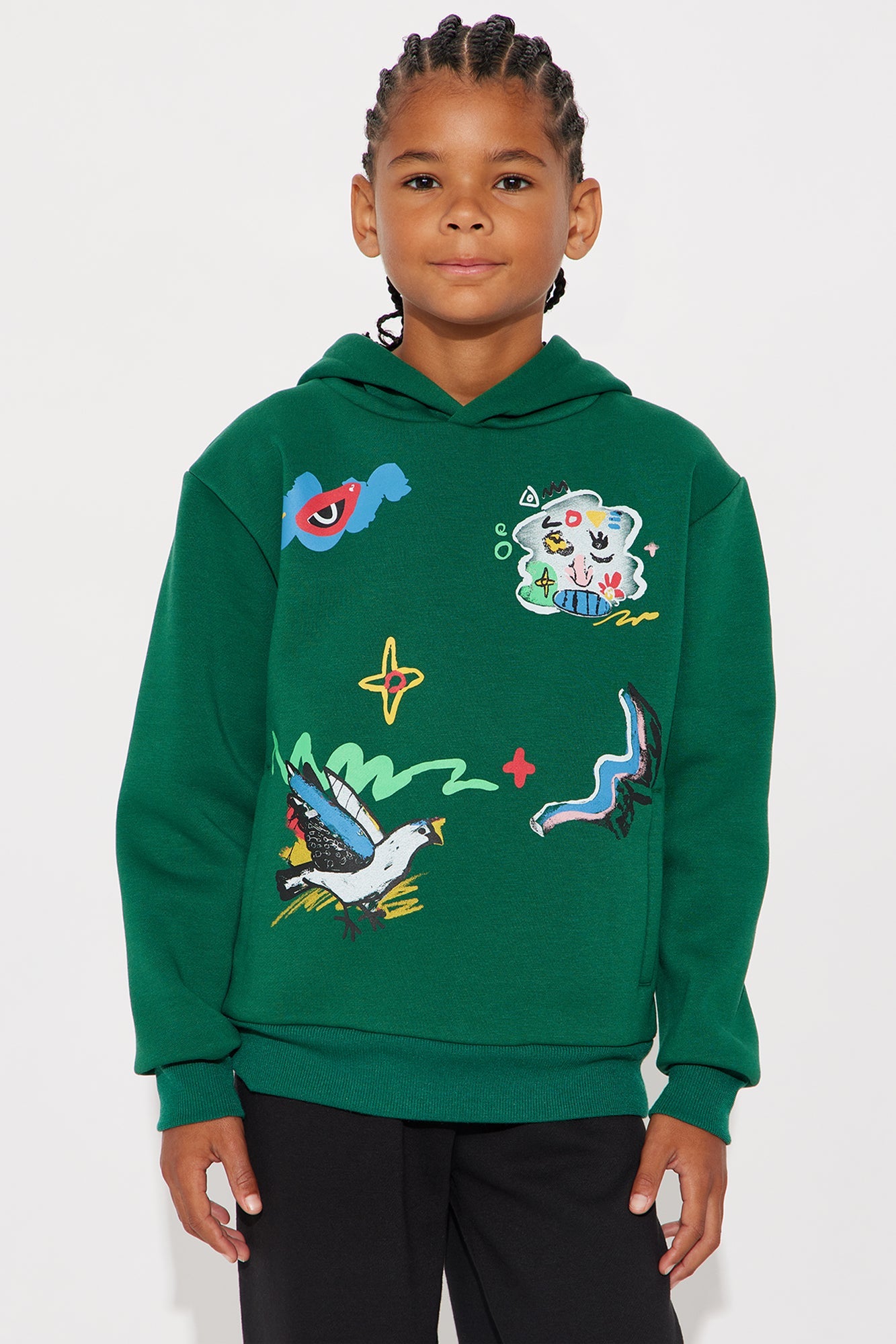 Mini Make Art Hoodie - Green