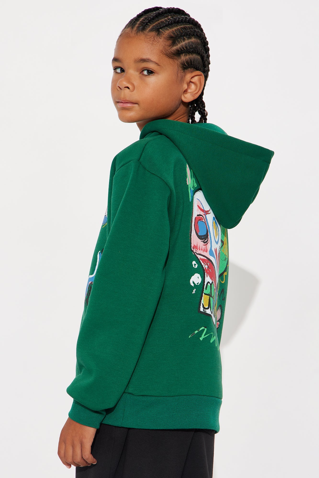 Mini Make Art Hoodie - Green