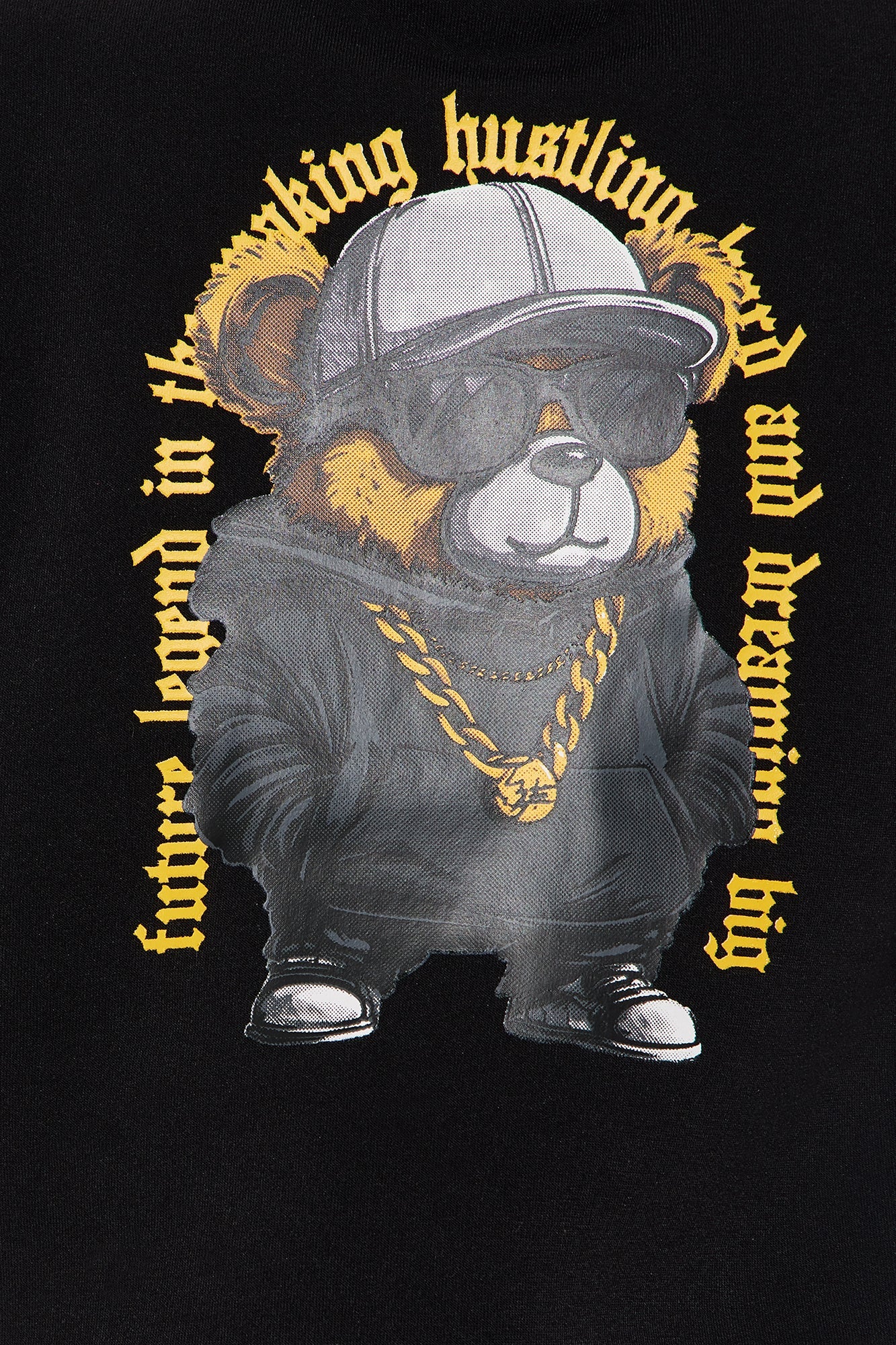 Mini Future Legend Front/Back Crew Neck Sweatshirt - Black