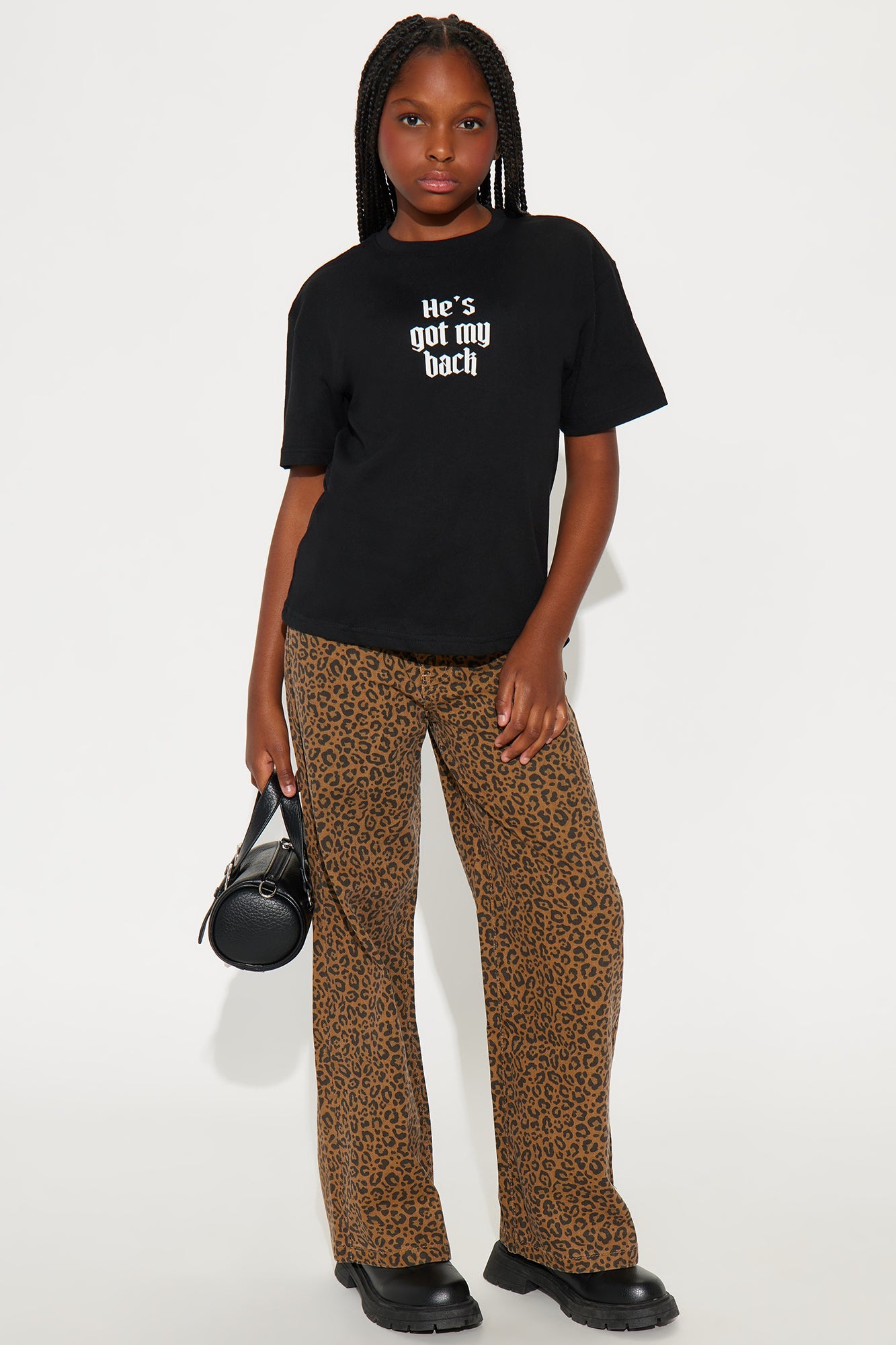 Mini Child Of God Tee - Black/combo