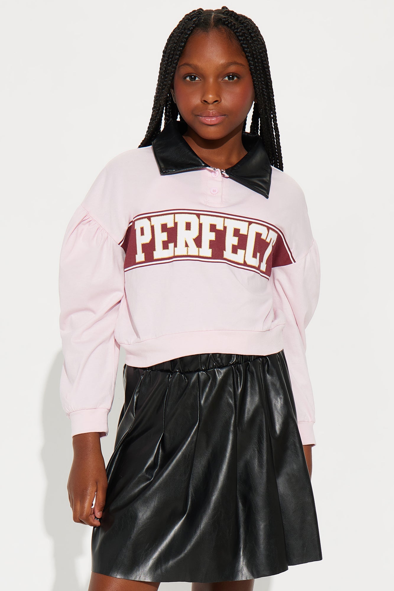 Mini Miss Perfect Skirt Set - Black/combo
