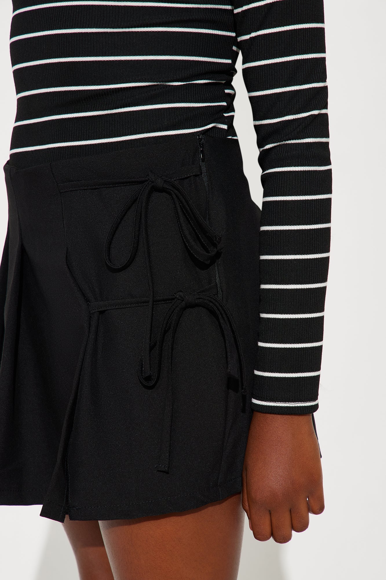 Mini Miracles Happen Skirt - Black