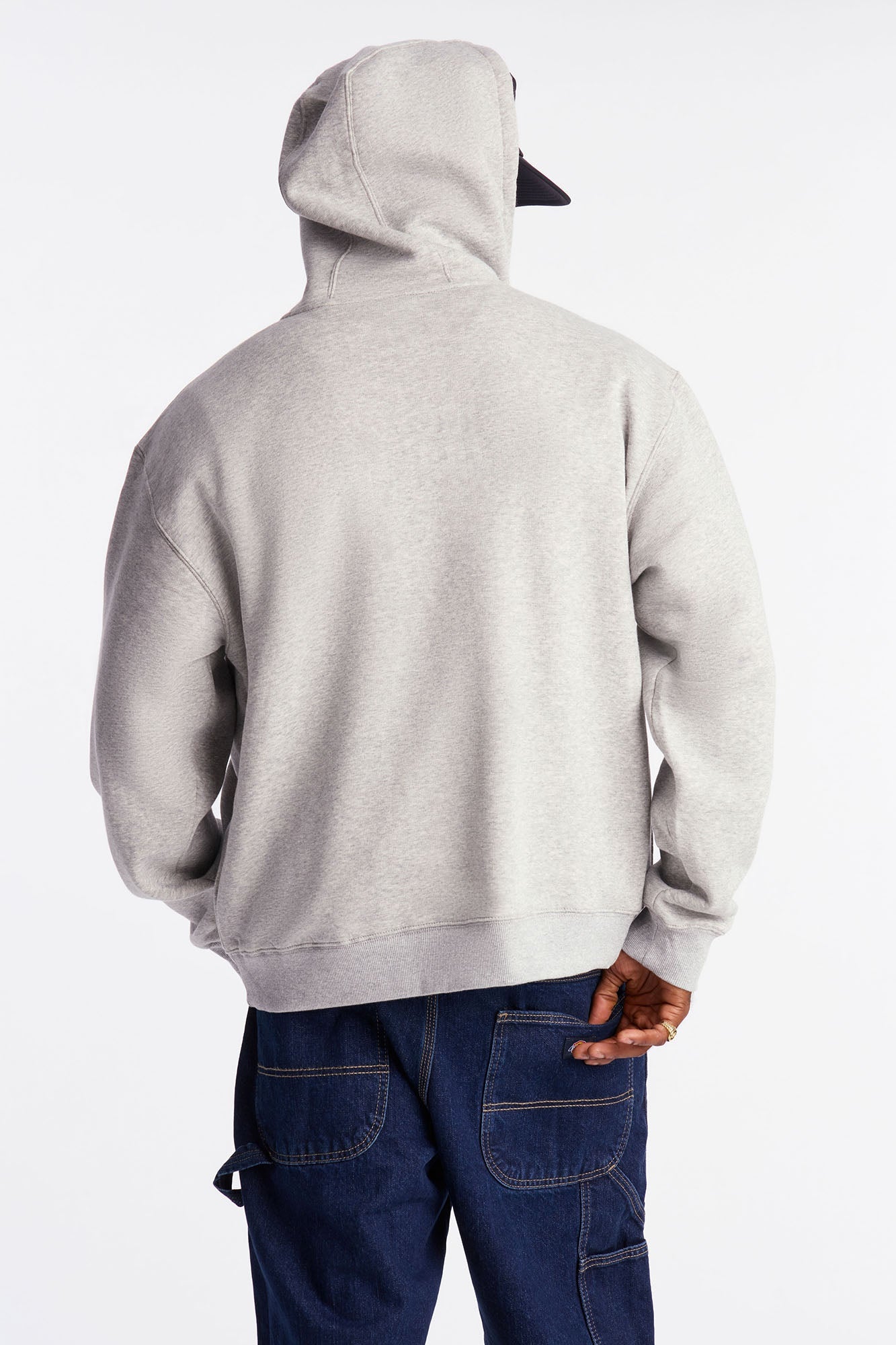 Dickies Full Zip Hoodie - Heather Grey