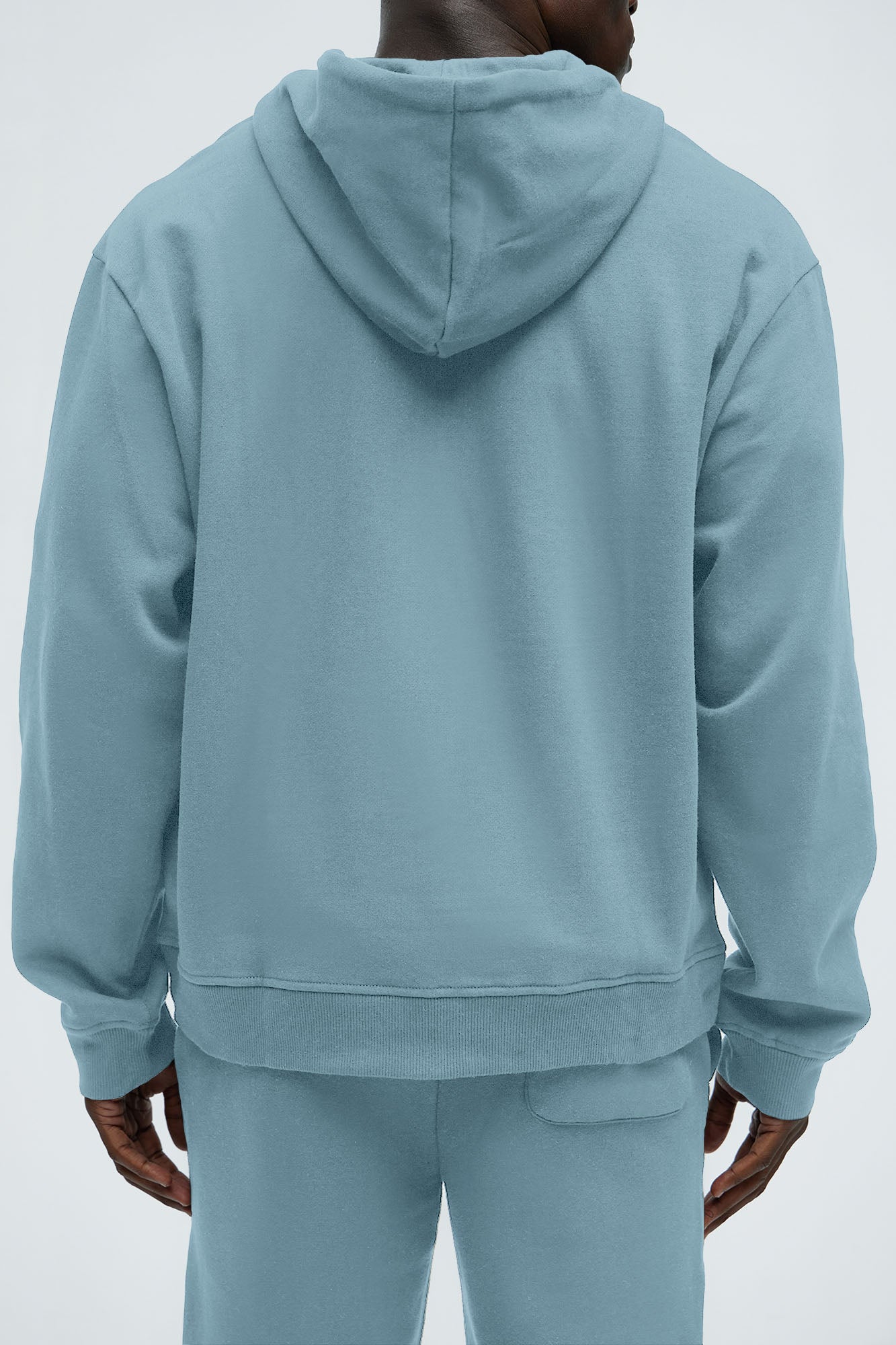 Tyson Zip Up Hoodie - Light Blue