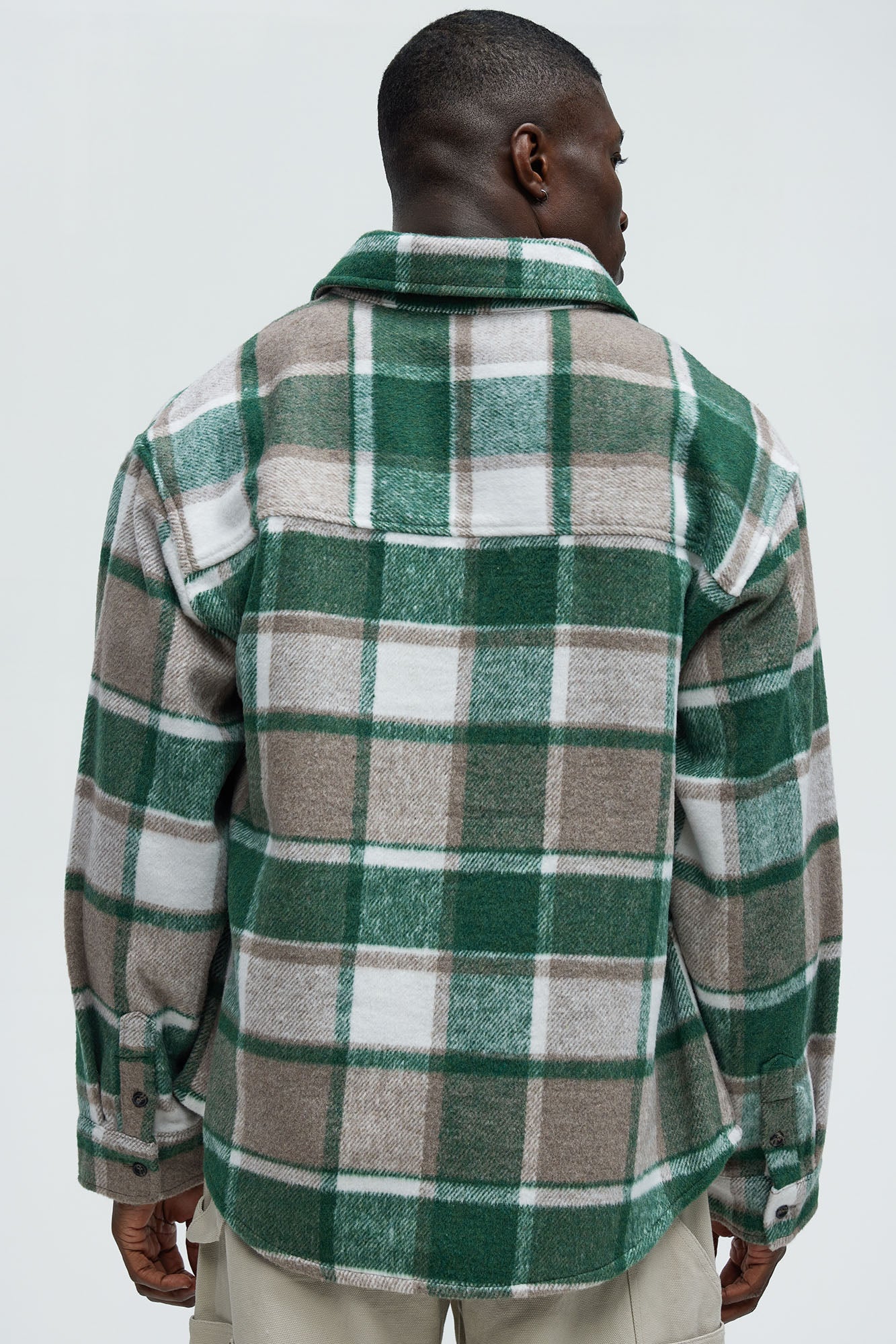 Wanted Plaid Shacket - Hunter