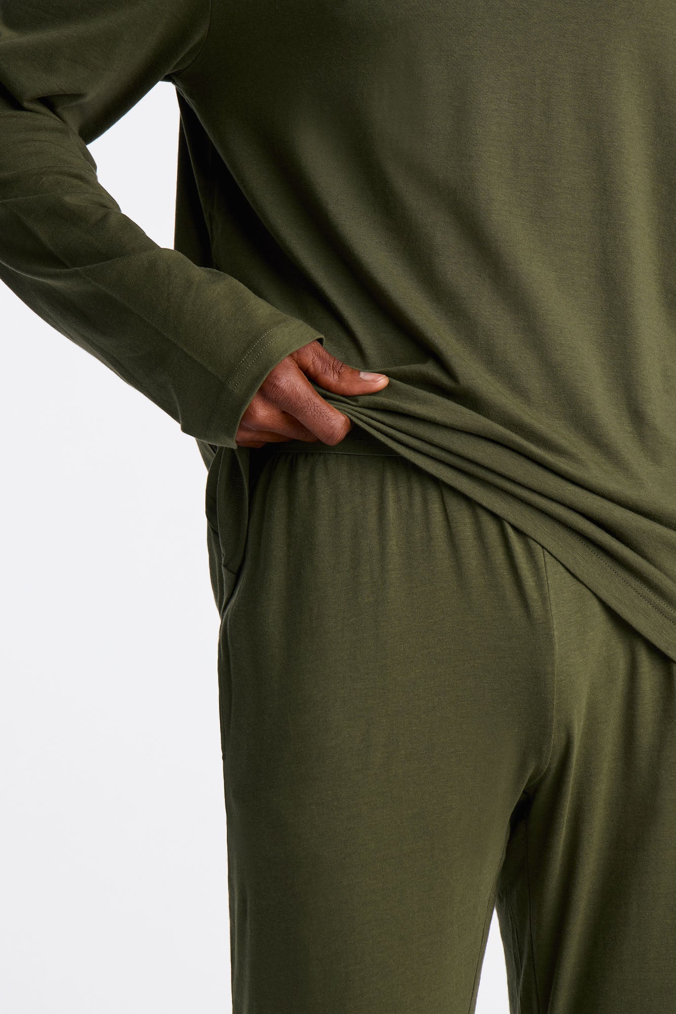 Essential Modal Lounge Pants - Olive