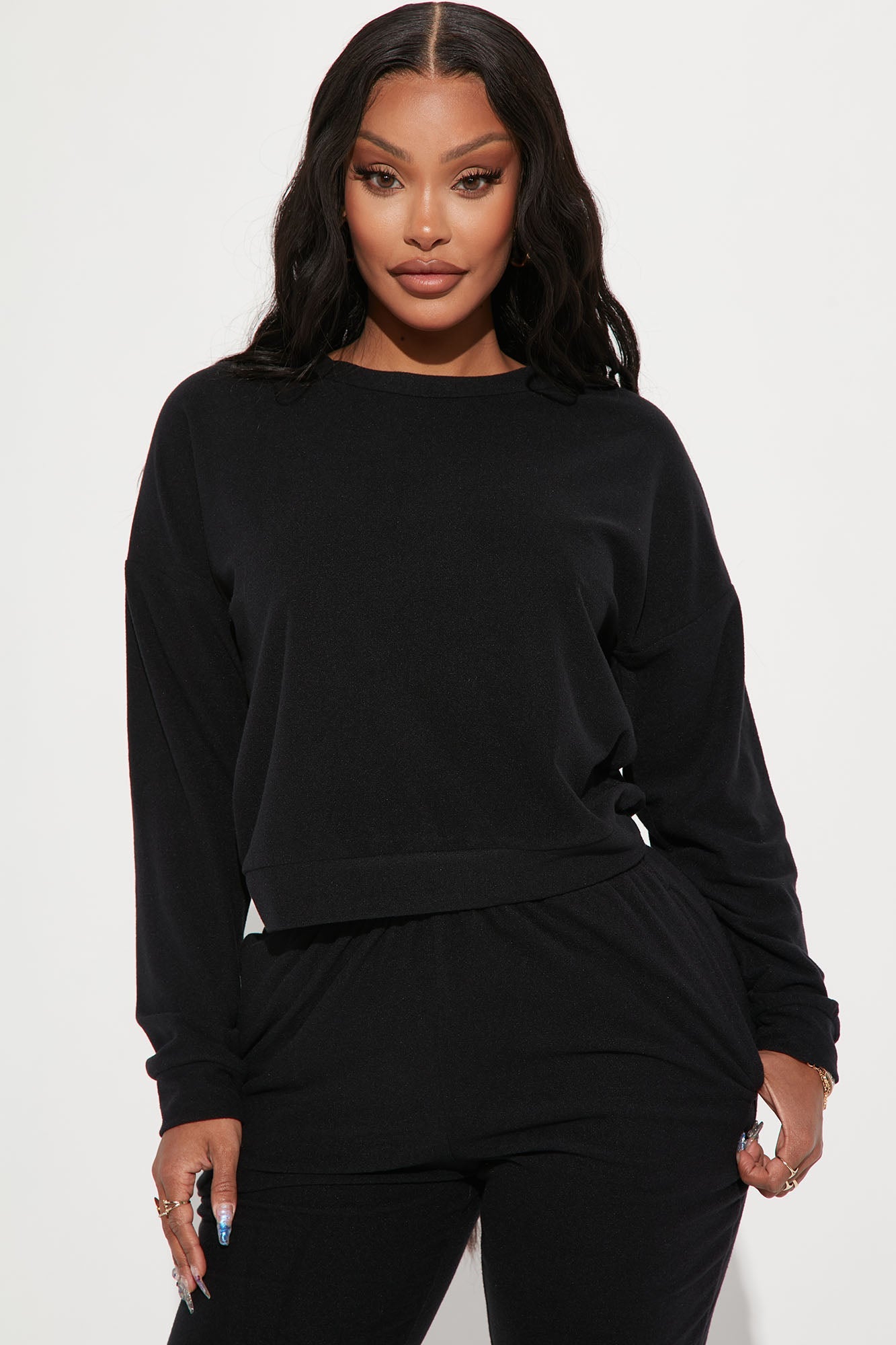 Always Low Key Jogger Set - Black