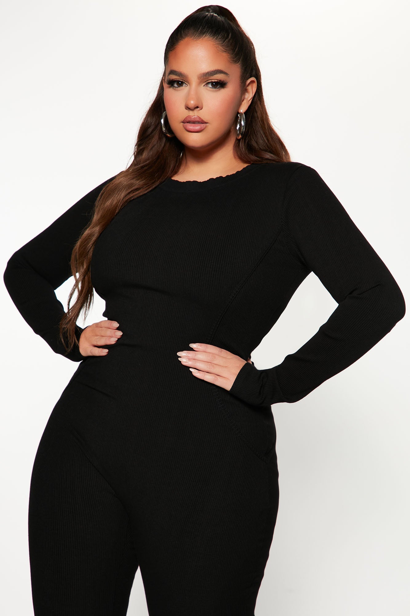 Keaton Snatched Jumpsuit - Black