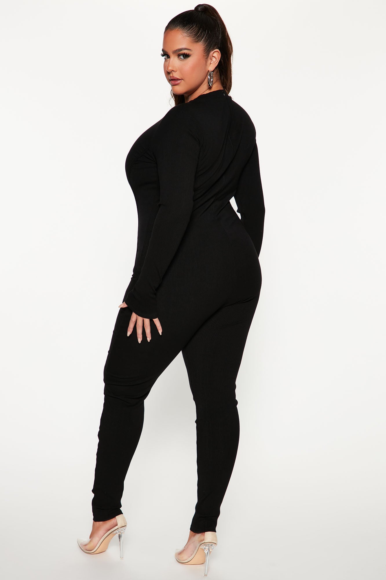 Keaton Snatched Jumpsuit - Black