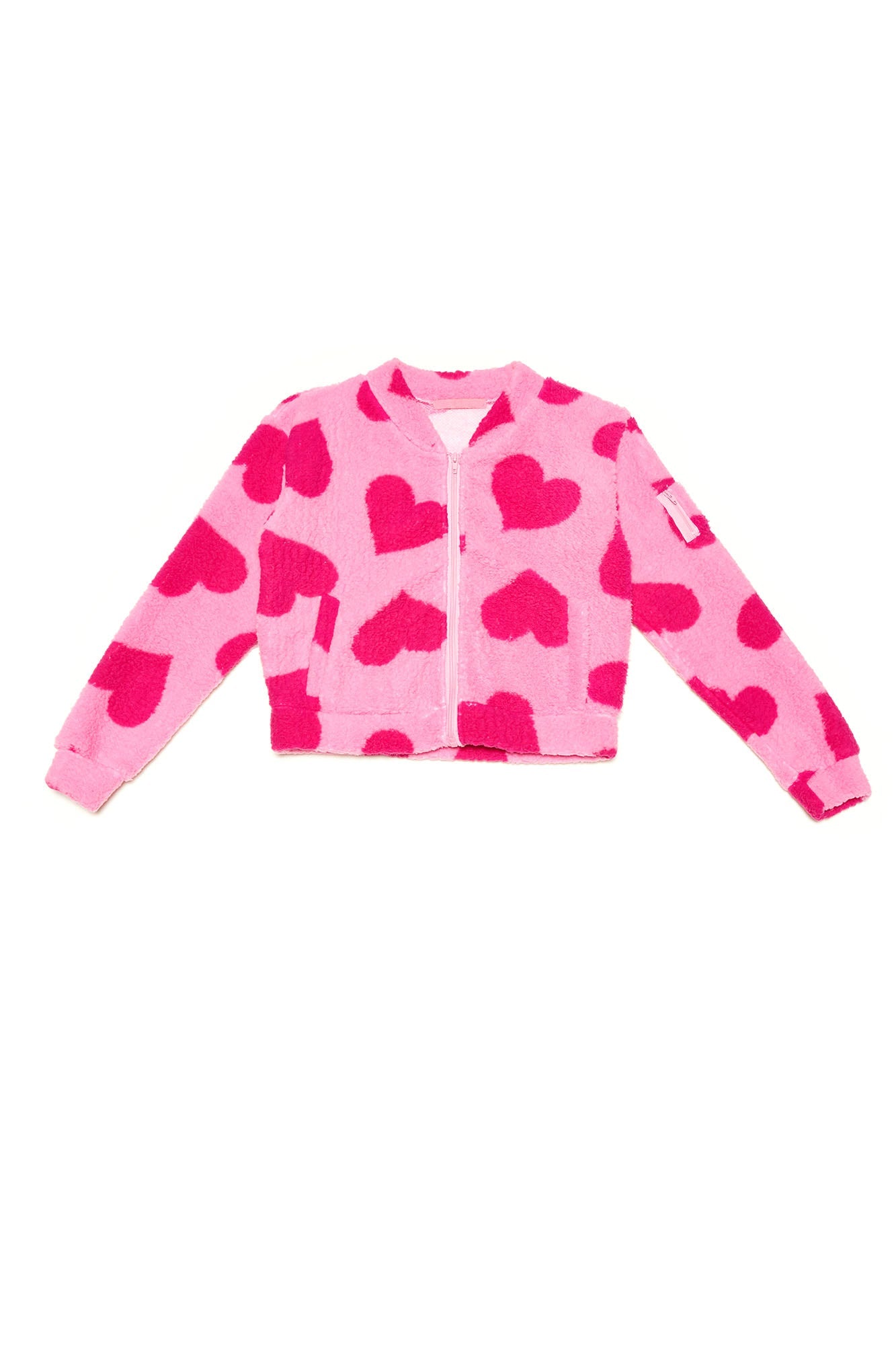 Mini Keep My Heart Warm Jacket - Pink/combo