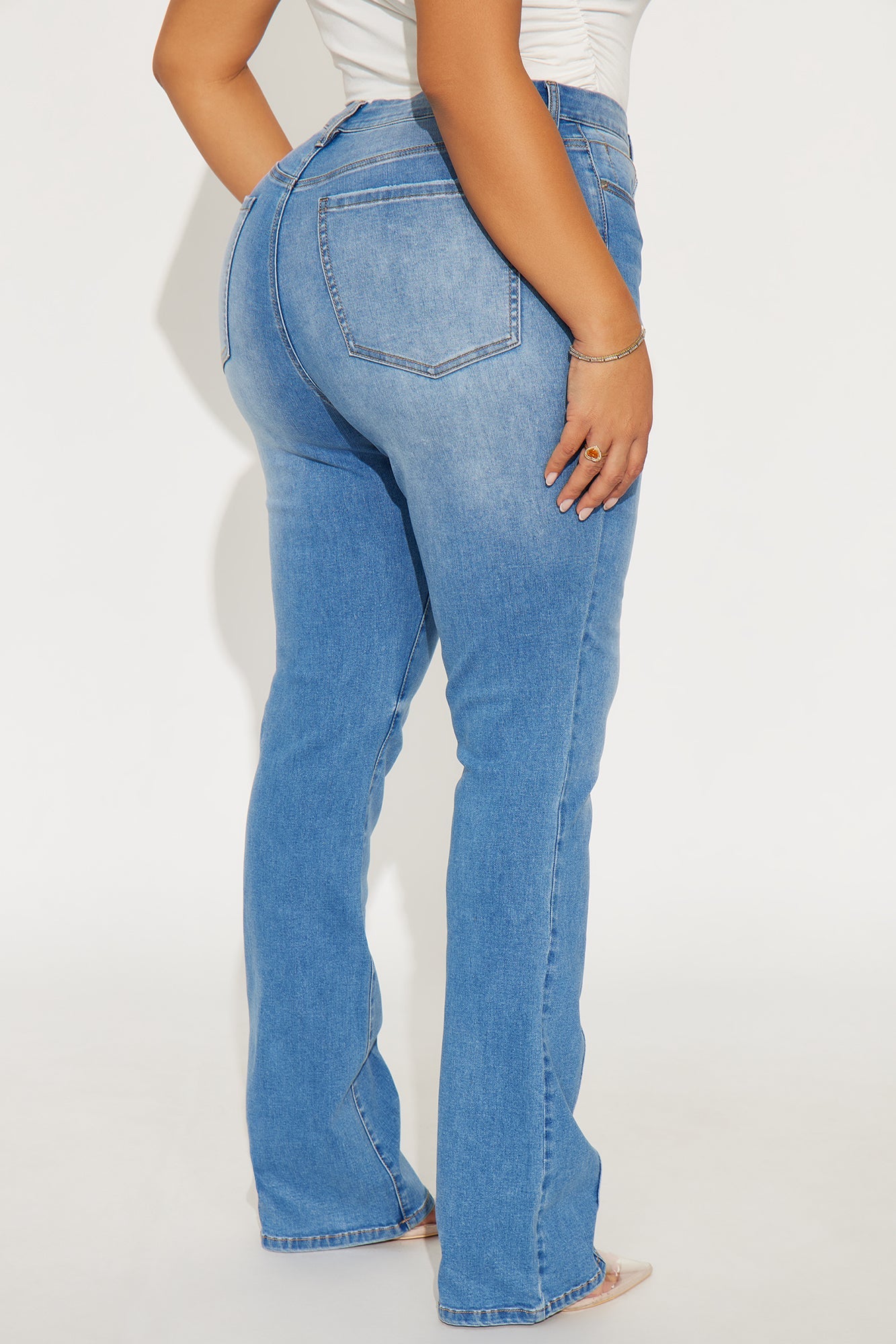 Baseline Low Rise Slim Bootcut Jean - Medium Wash