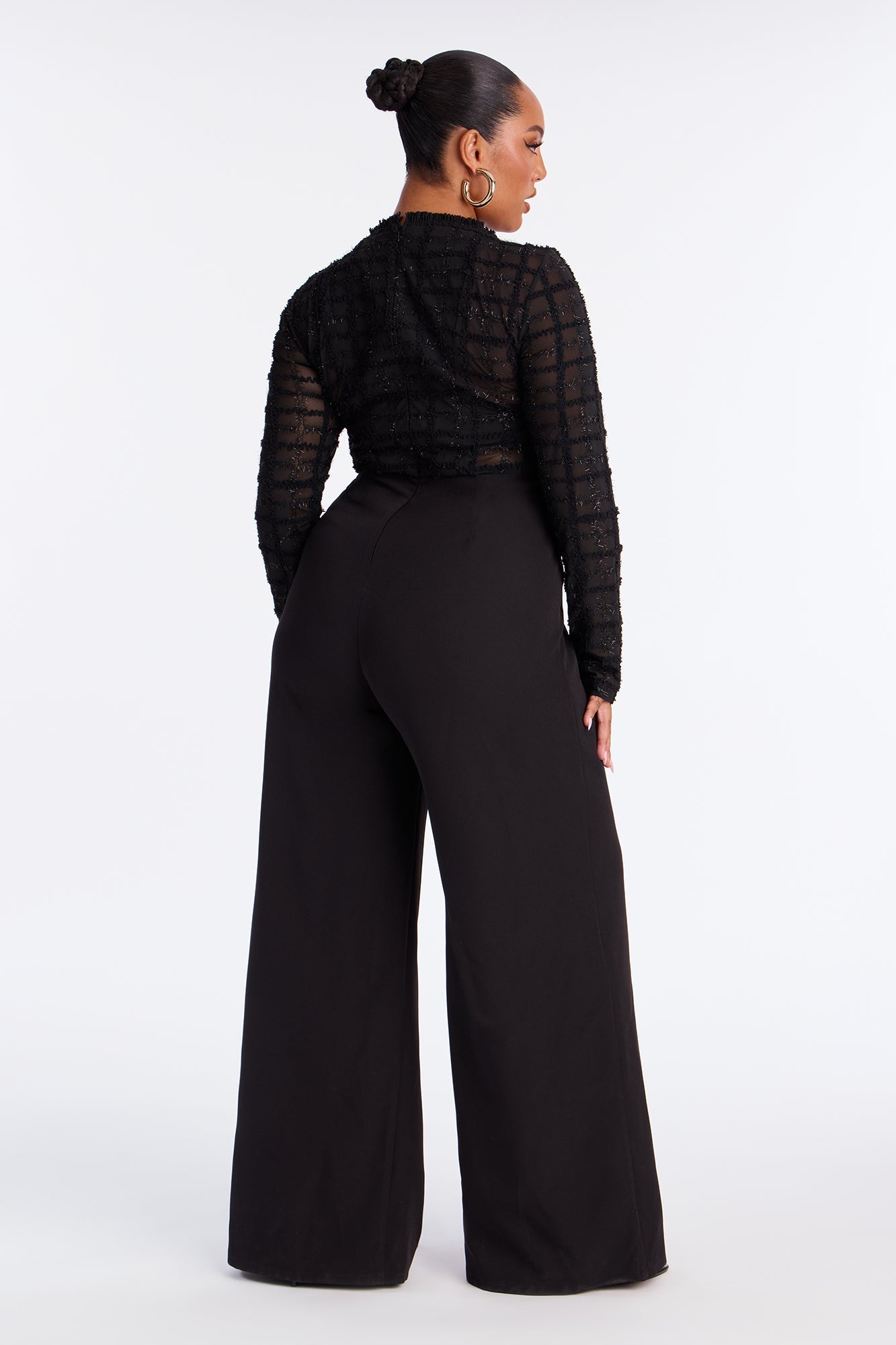 Dominant Aura Wide Leg Jumpsuit - Black