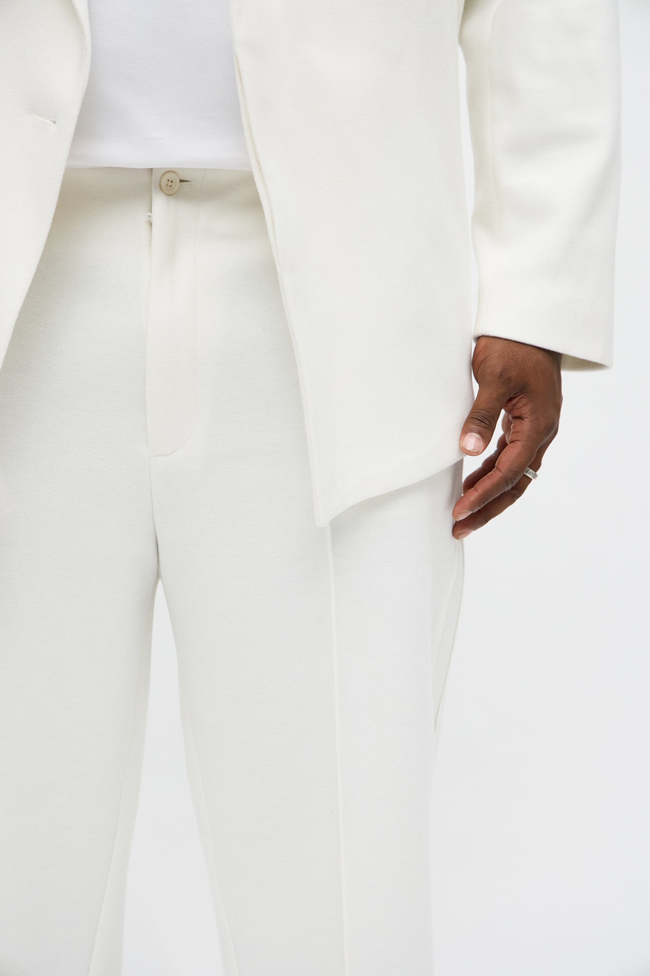Baggy Mar Vista Stretch Tux Pant - Cream