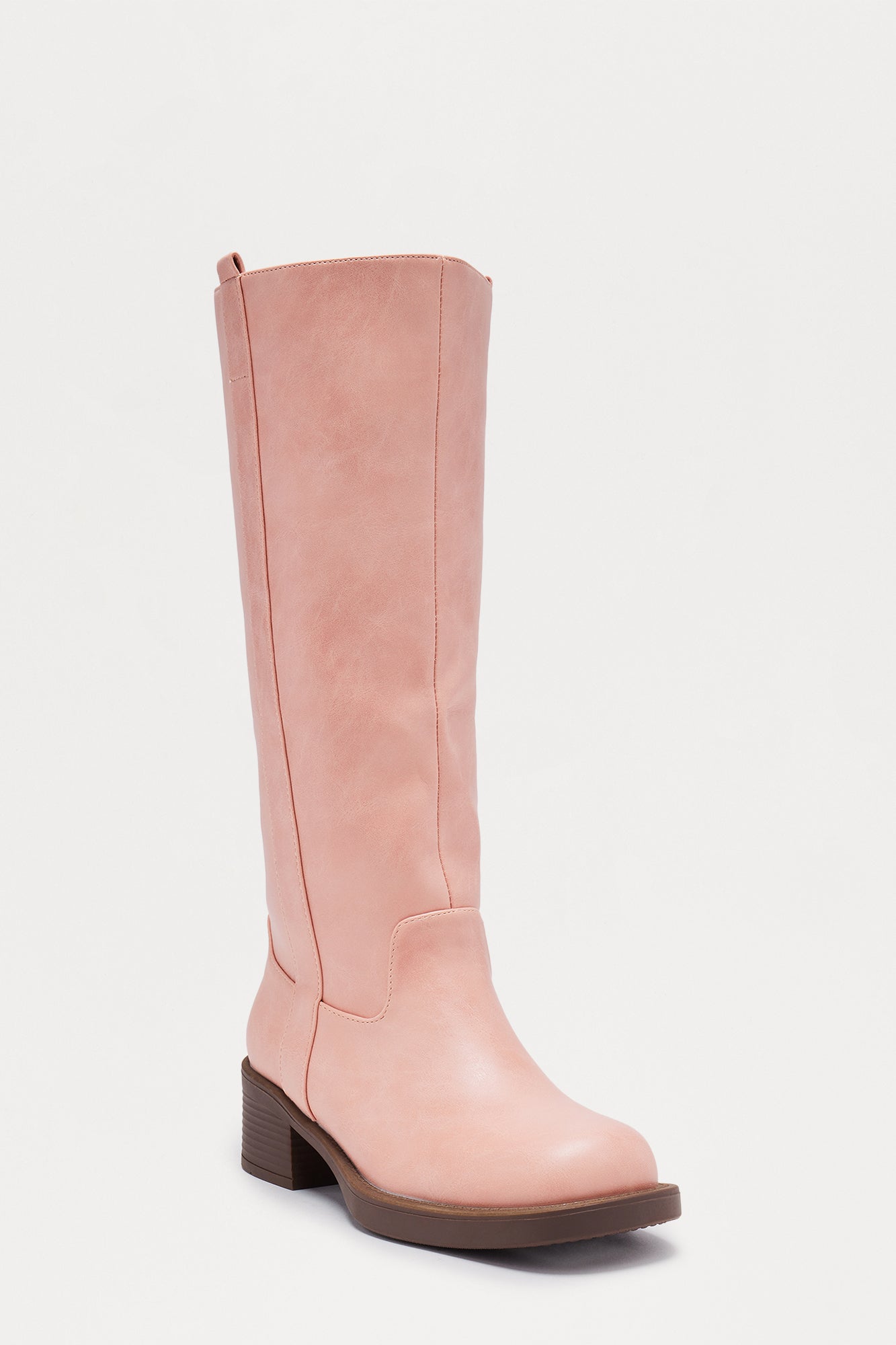 Rhena Knee High Boots - Pink