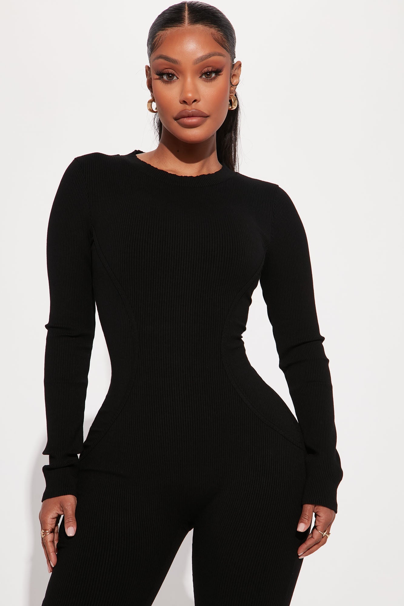 Keaton Snatched Jumpsuit - Black