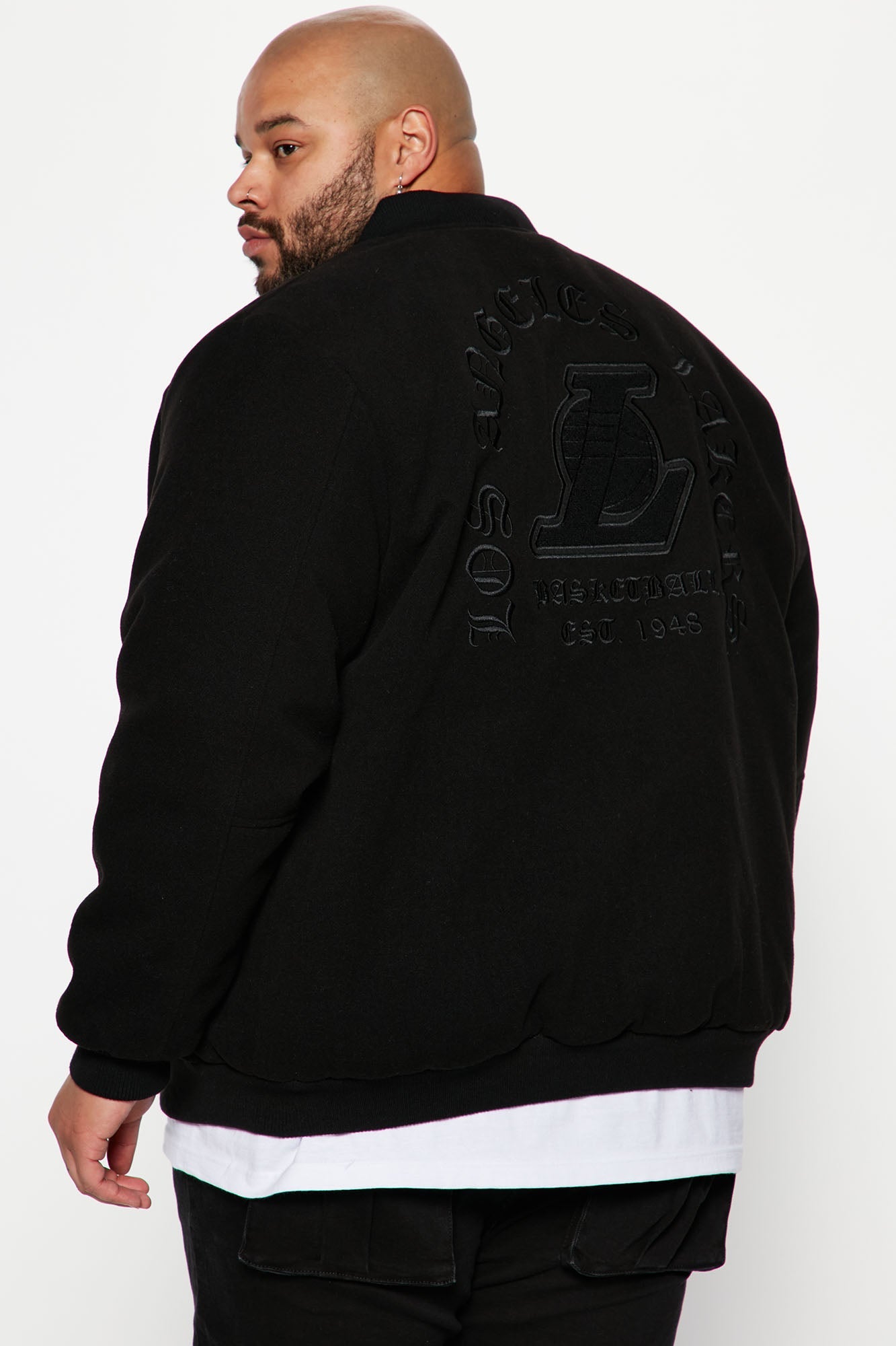 Los Angeles Lakers Varsity Jacket - Black
