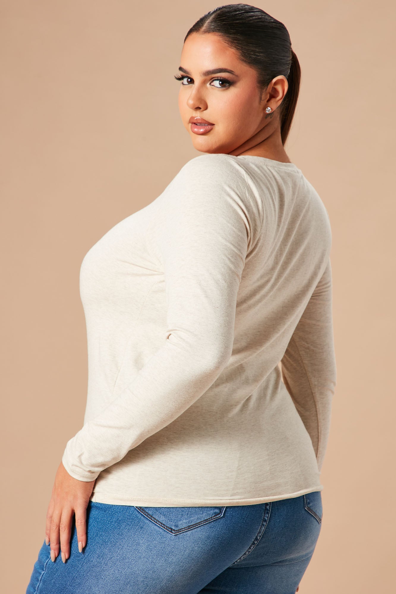 Your Everyday Long Sleeve Tee - Oatmeal