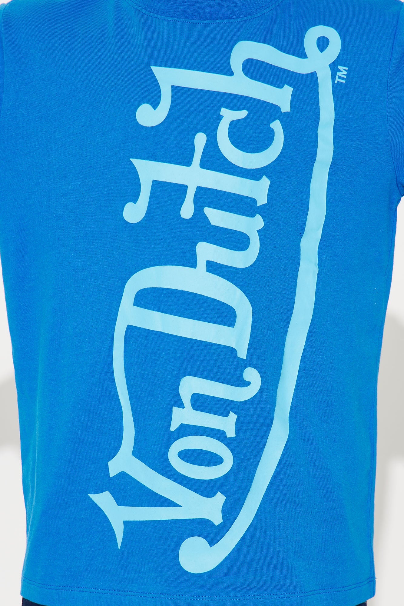 Mini Von Dutch Blasted Short Sleeve Tee - Black/Blue