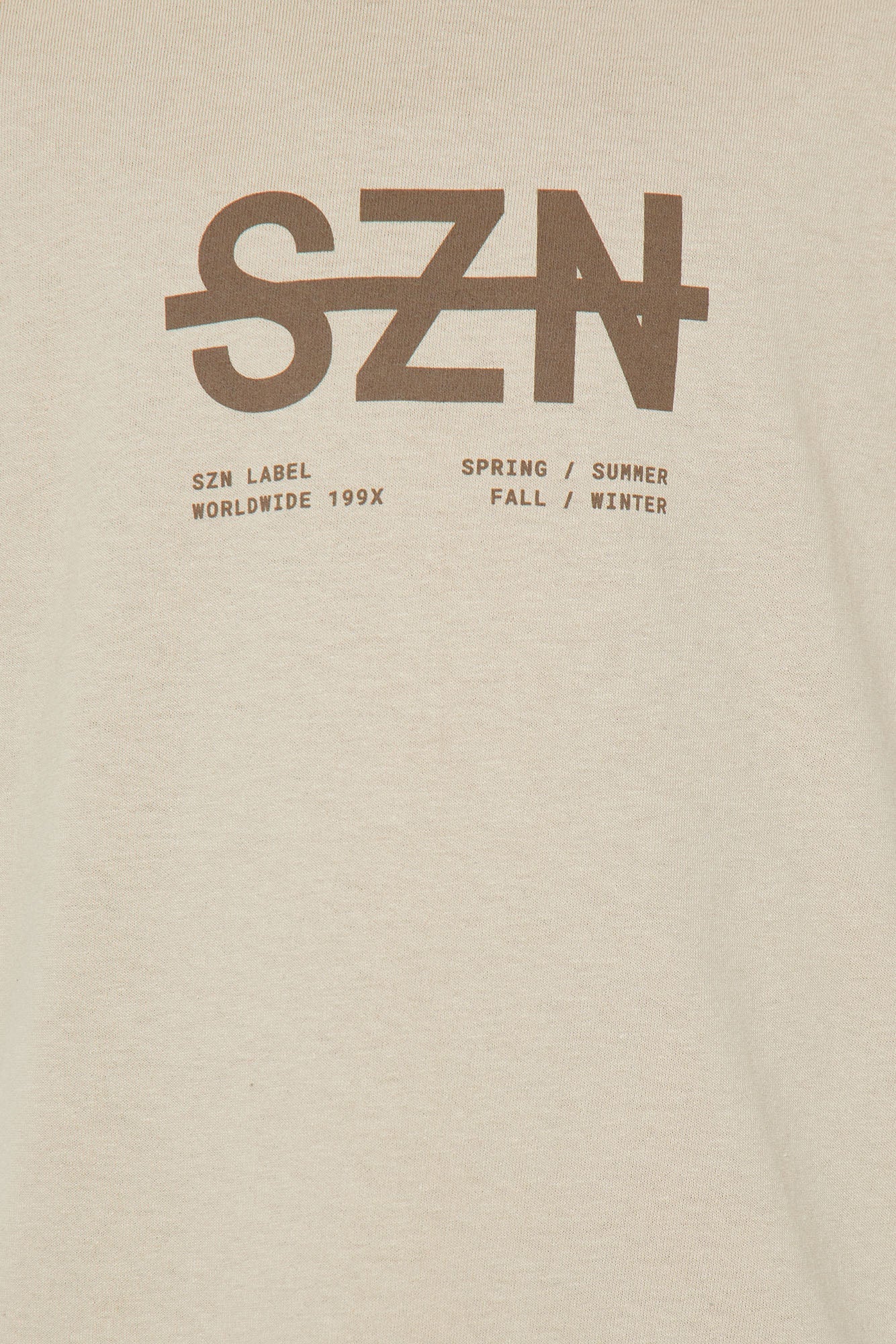Mini SZN Label Short Sleeve Tee - Khaki