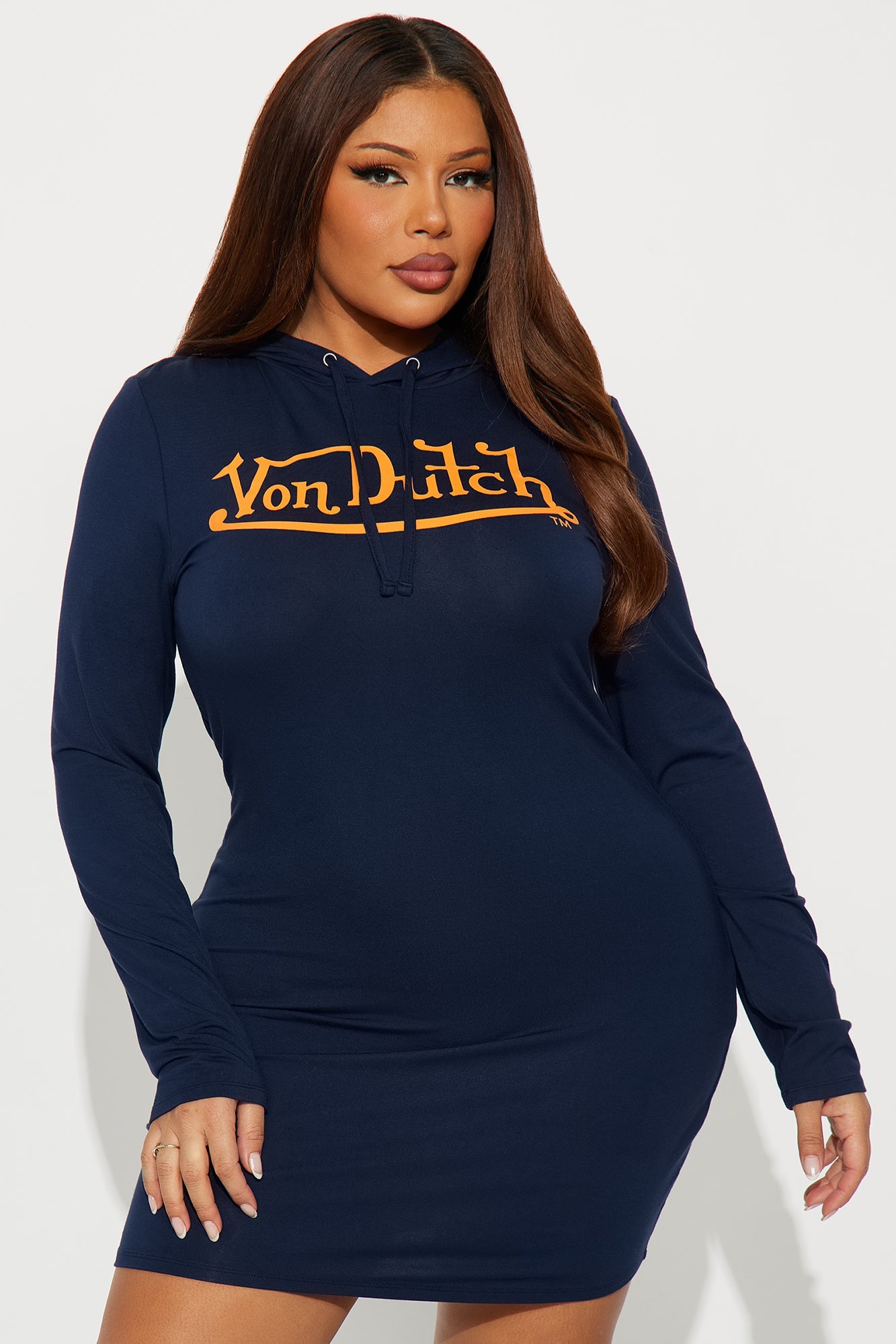 Von Dutch Classic Mini Dress - Navy