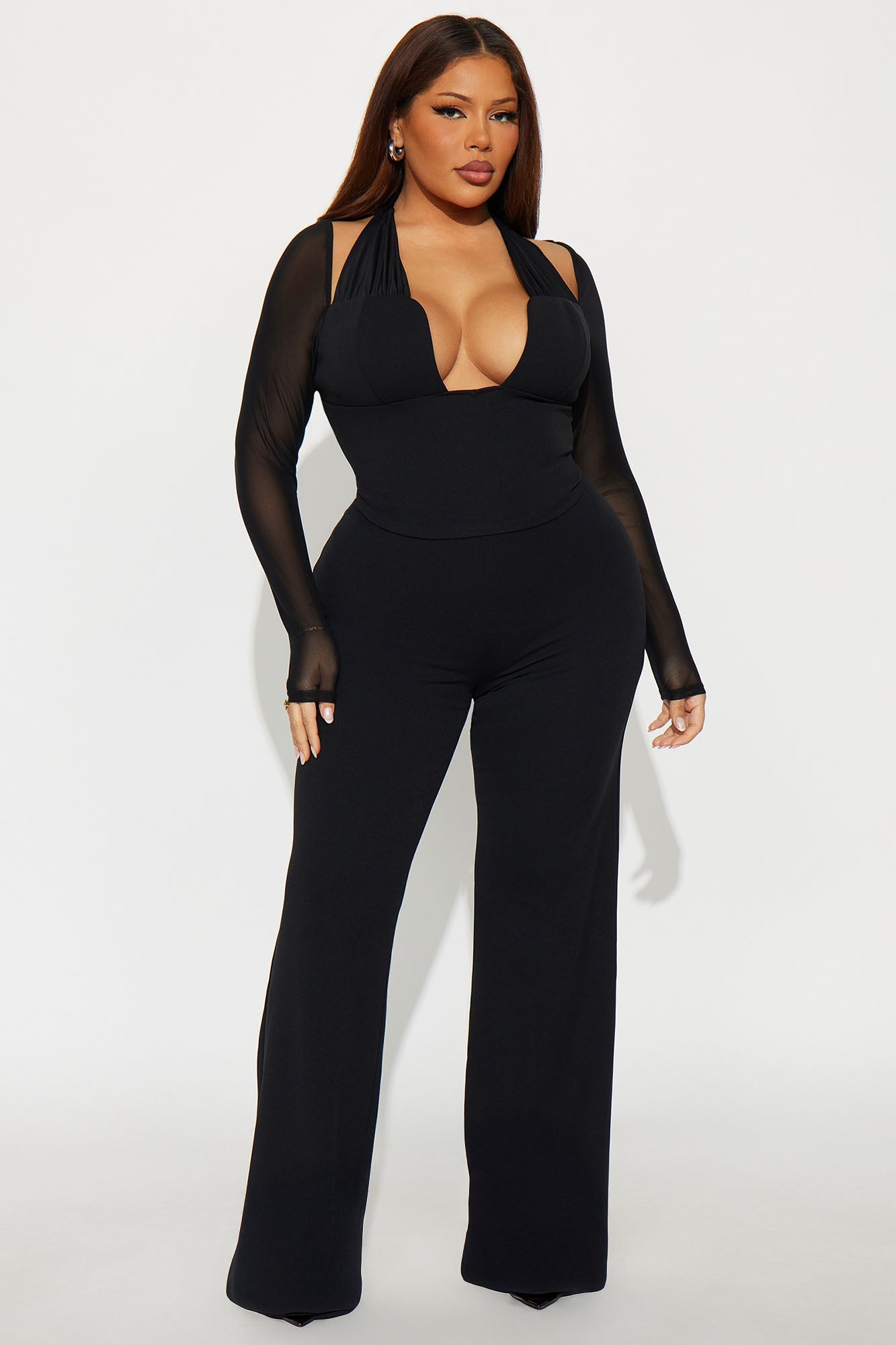 Fatal Allure Pant Set - Black