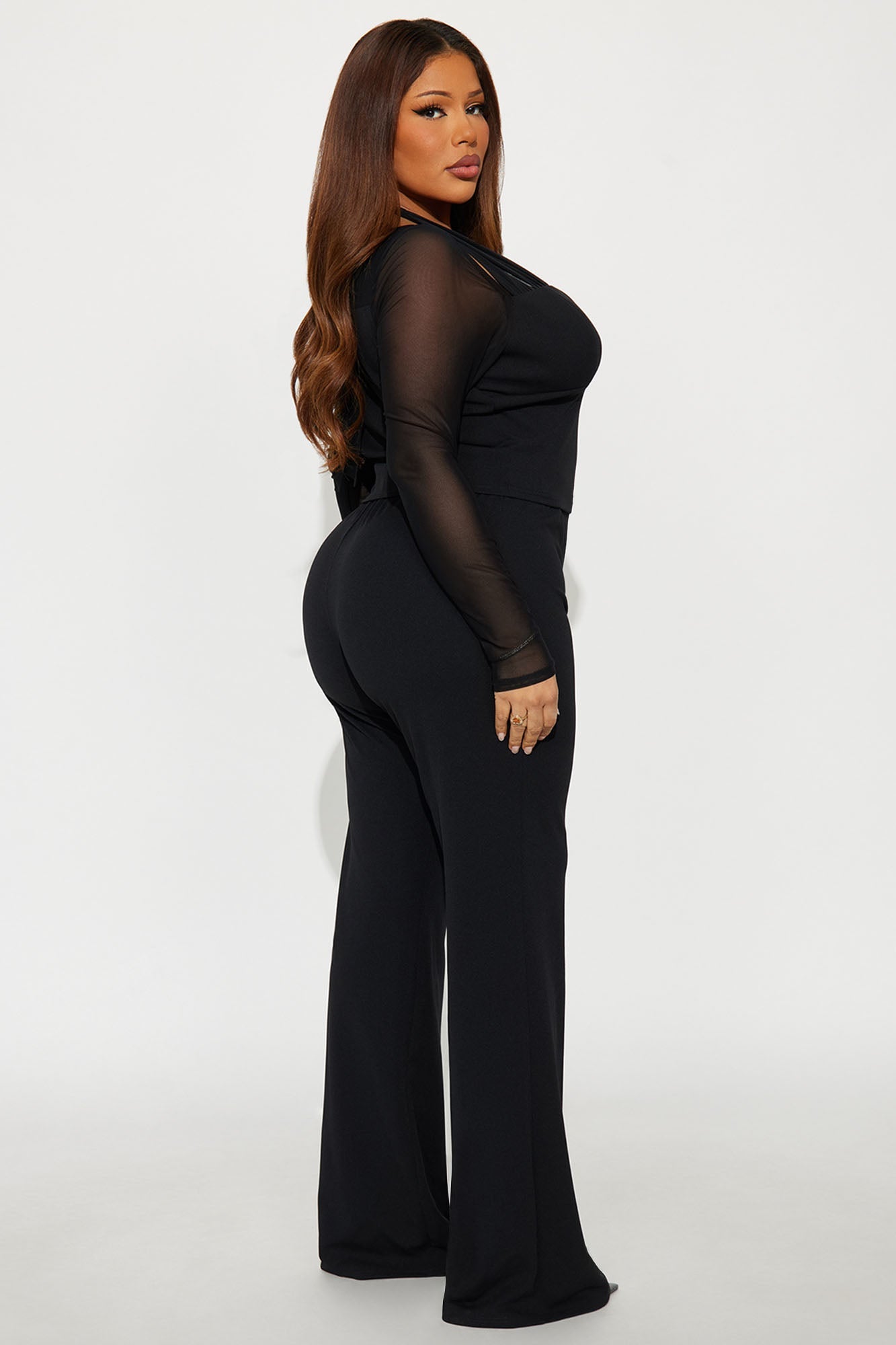 Fatal Allure Pant Set - Black