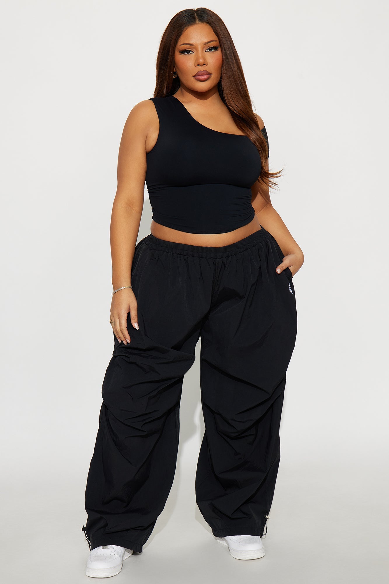 Keep Up Windbreaker Joggers 30″ - Black