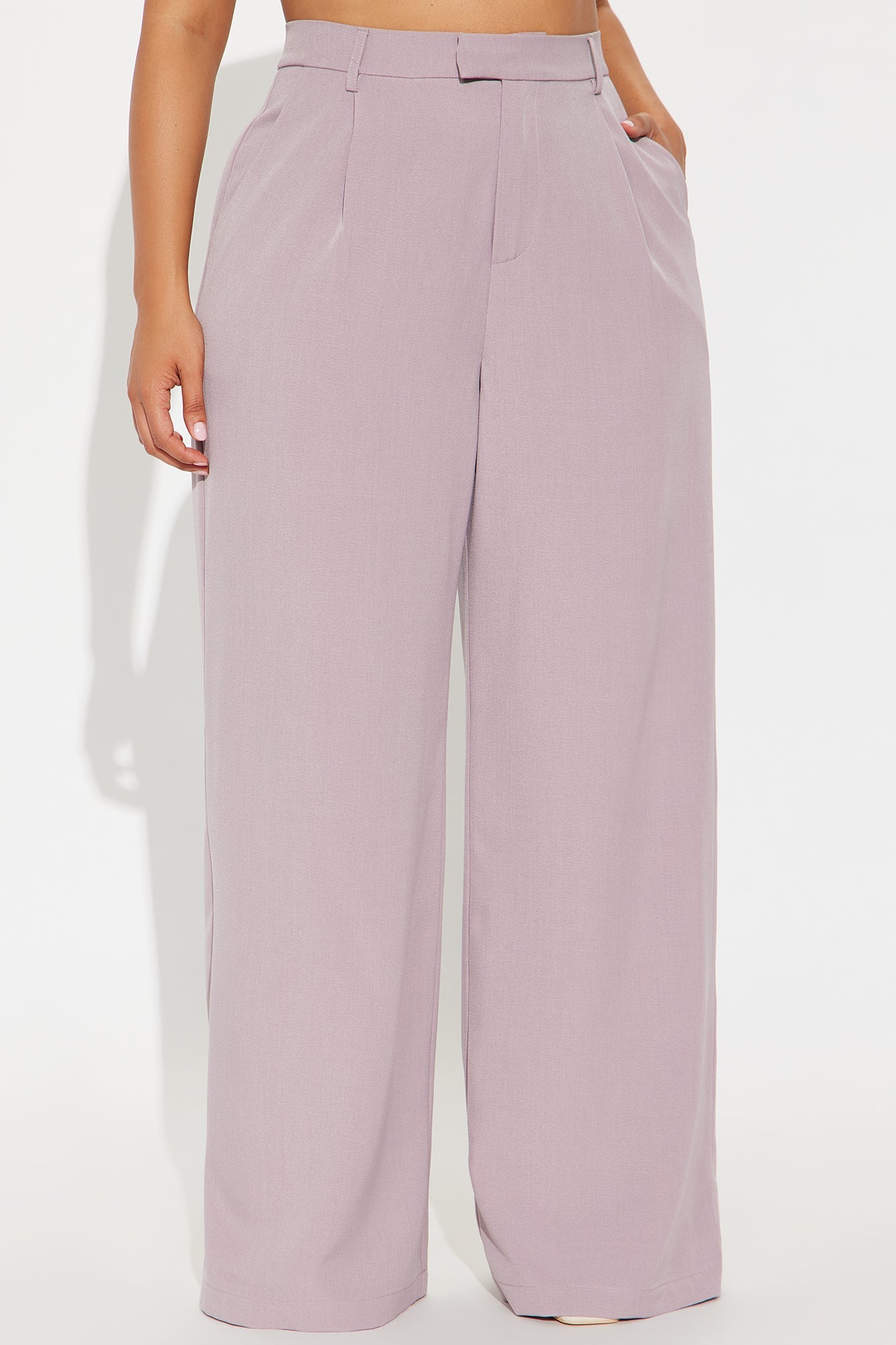 Etta Wide Leg Pant 33″ - Orchid