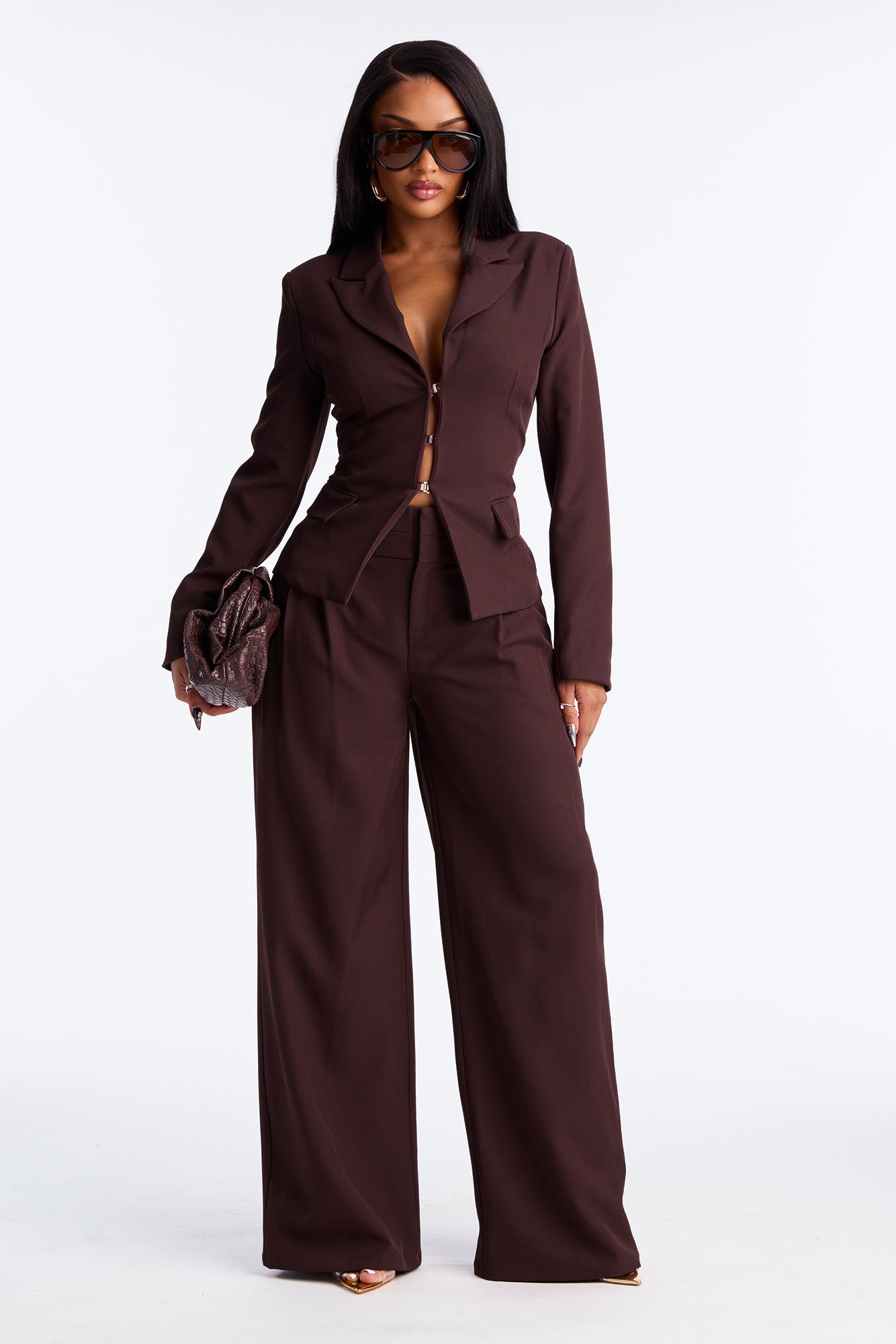 Power Pose Trouser Pant 32″ - Wine