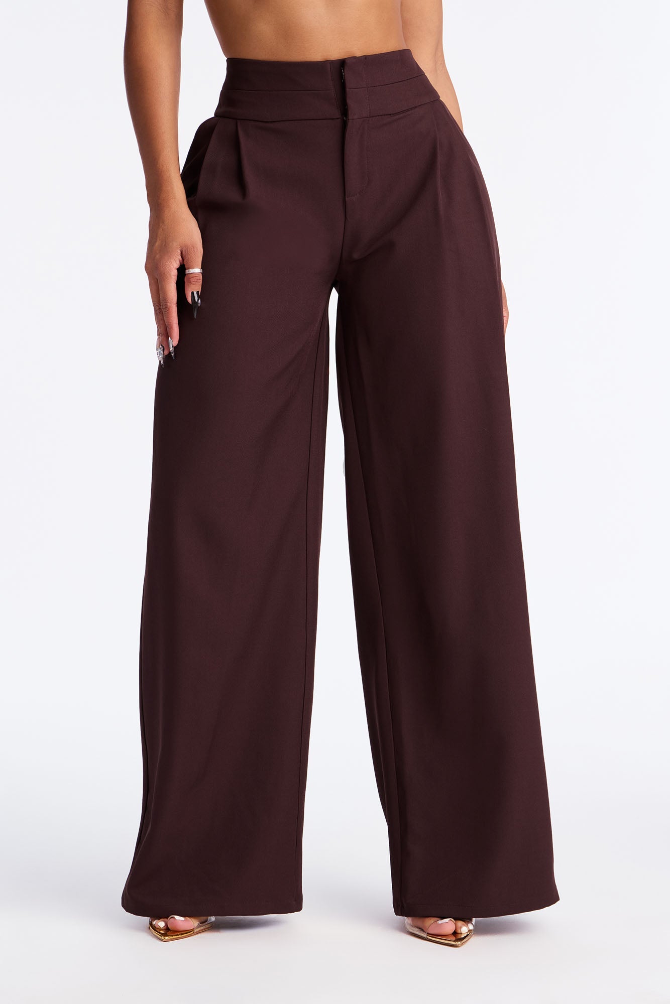 Power Pose Trouser Pant 32″ - Wine