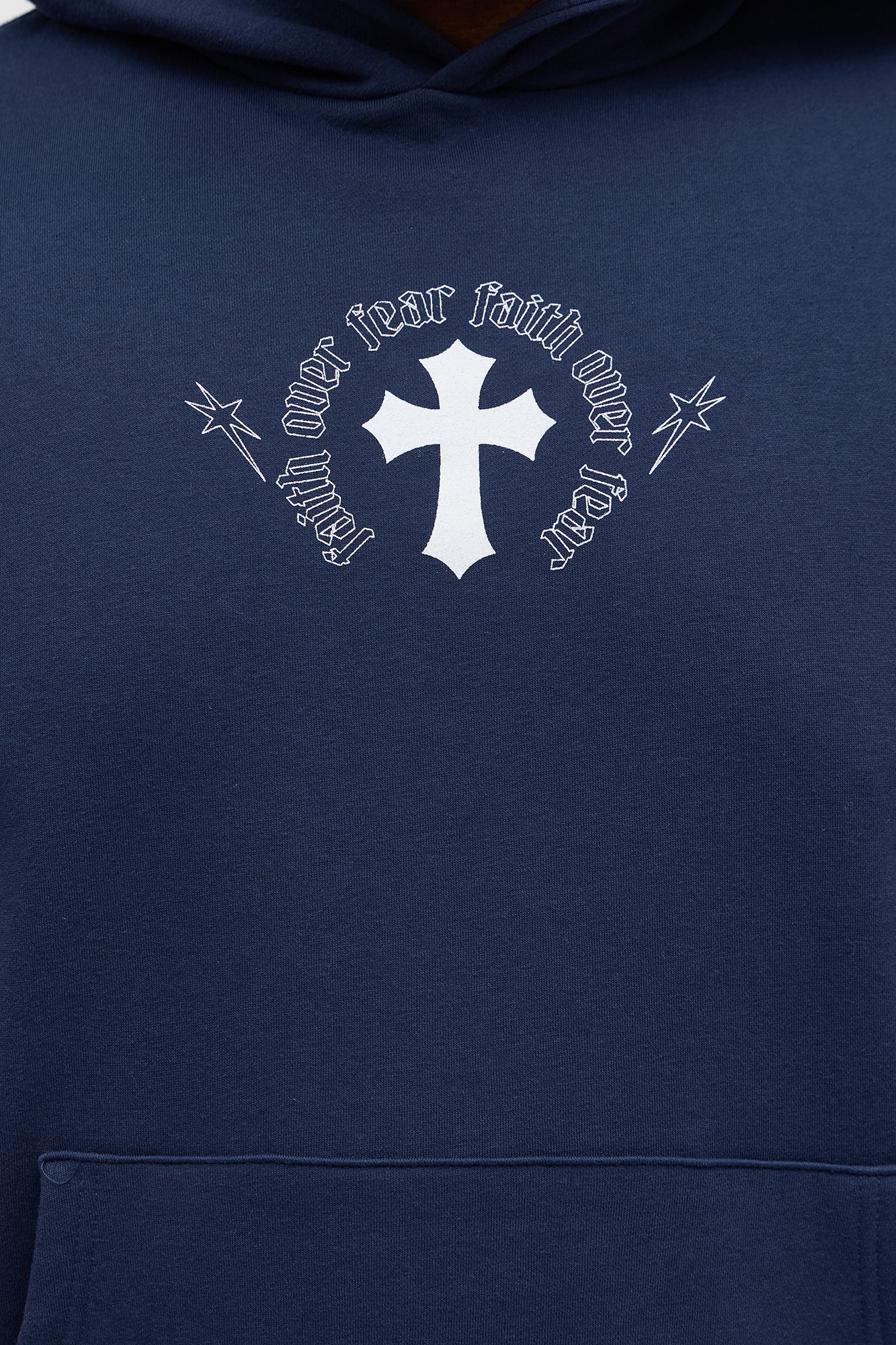Faith Always Prevails Hoodie - Navy