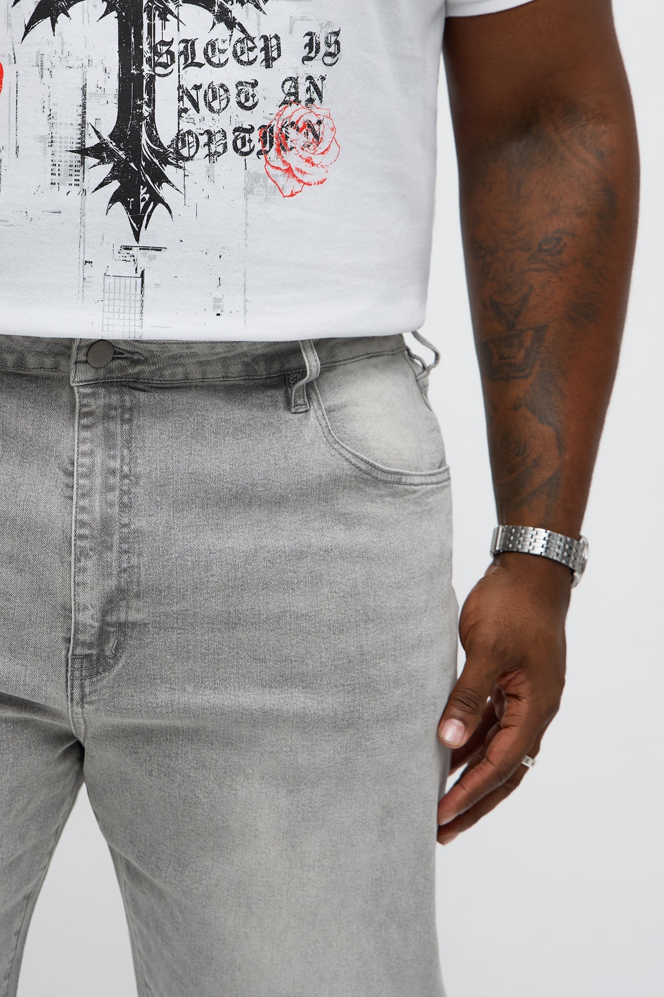 Mercer Slim Stretch Jean - Grey