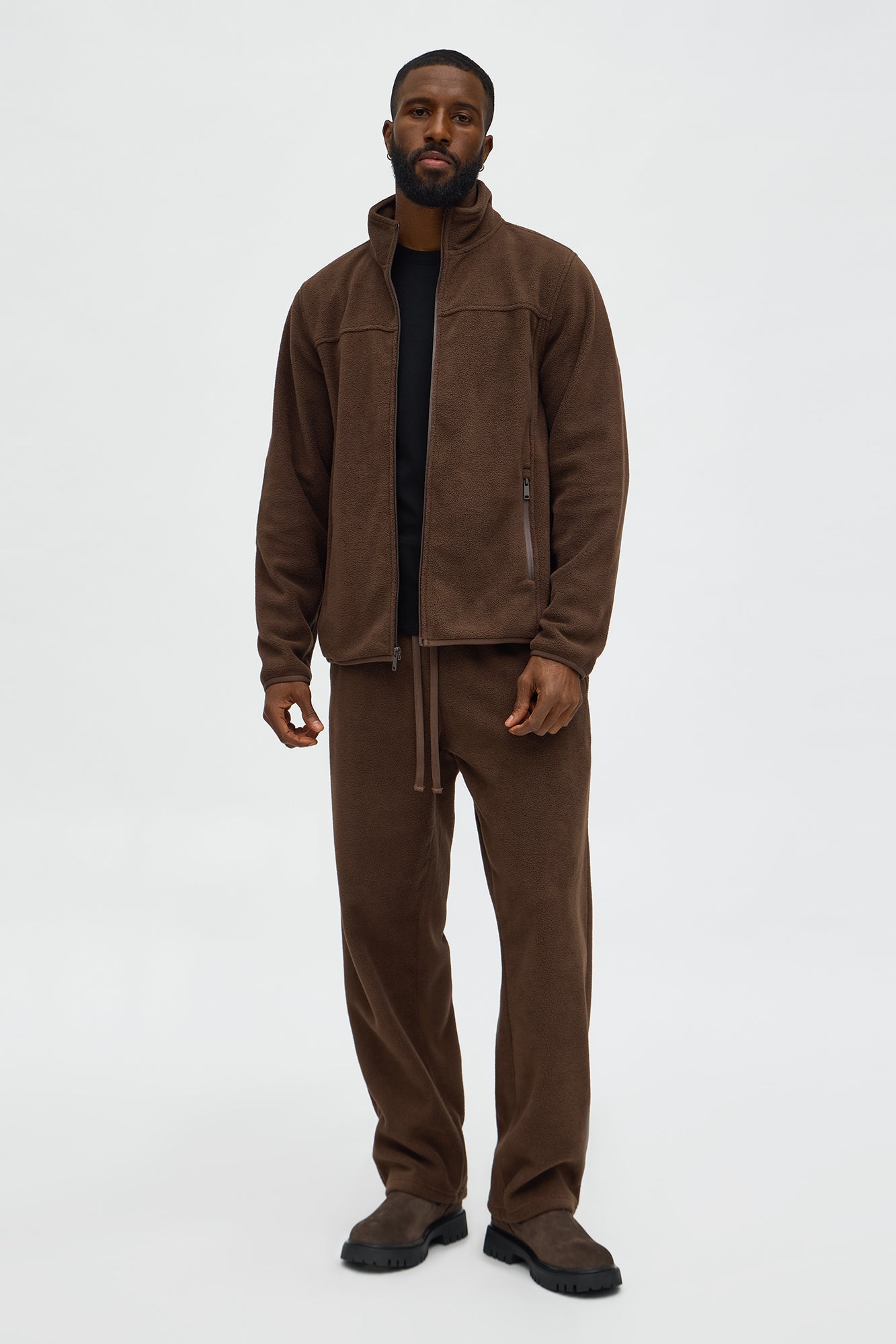 Core Microfleece Pants - Brown