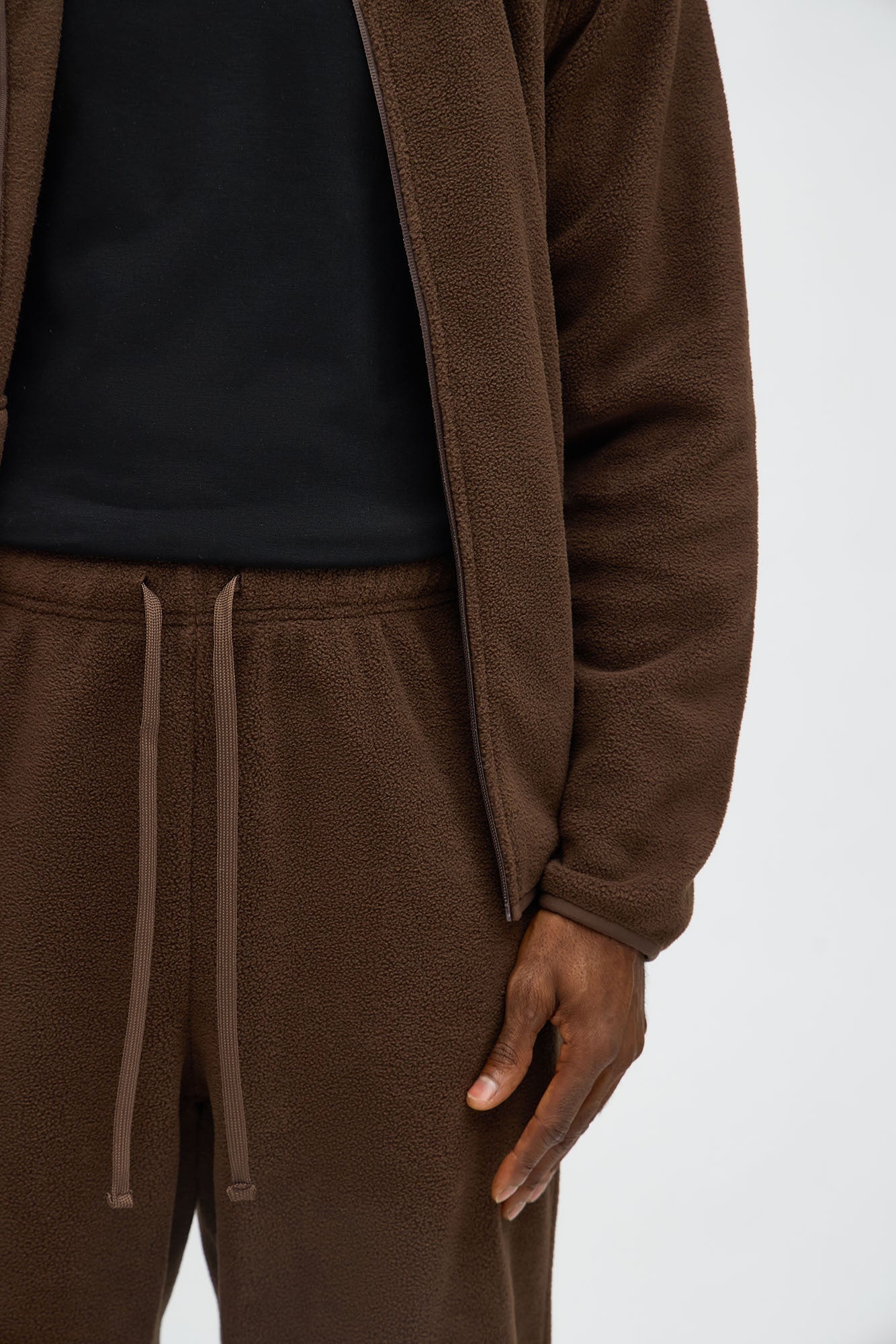Core Microfleece Pants - Brown