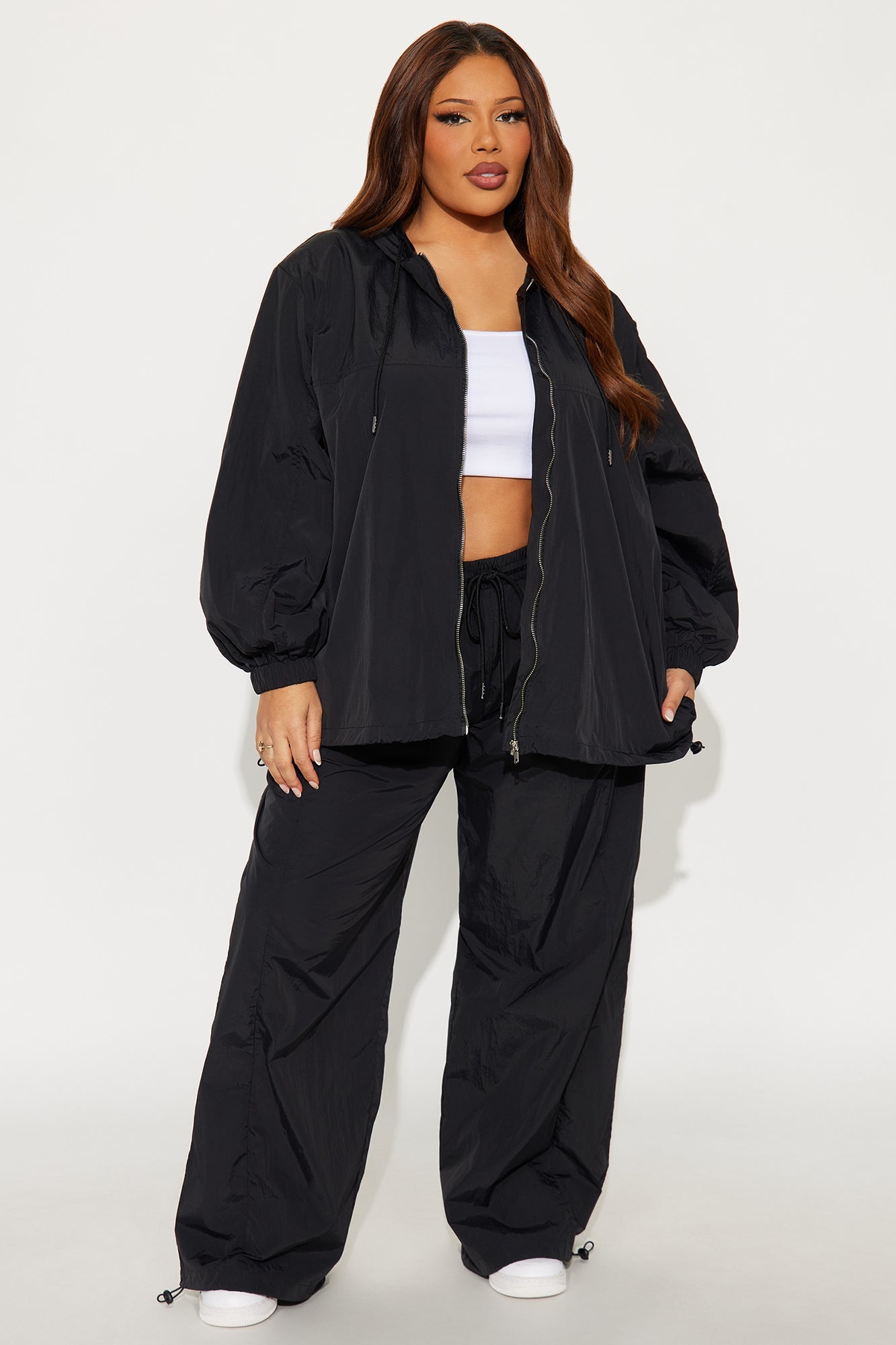 First Class Windbreaker Jogger - Black