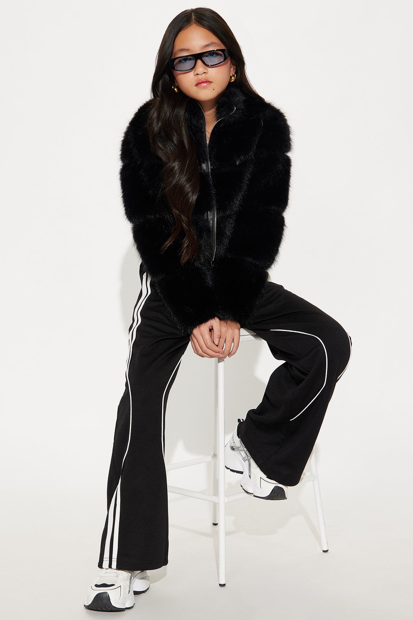 Mini Jax Wide Leg Pants - Black/combo