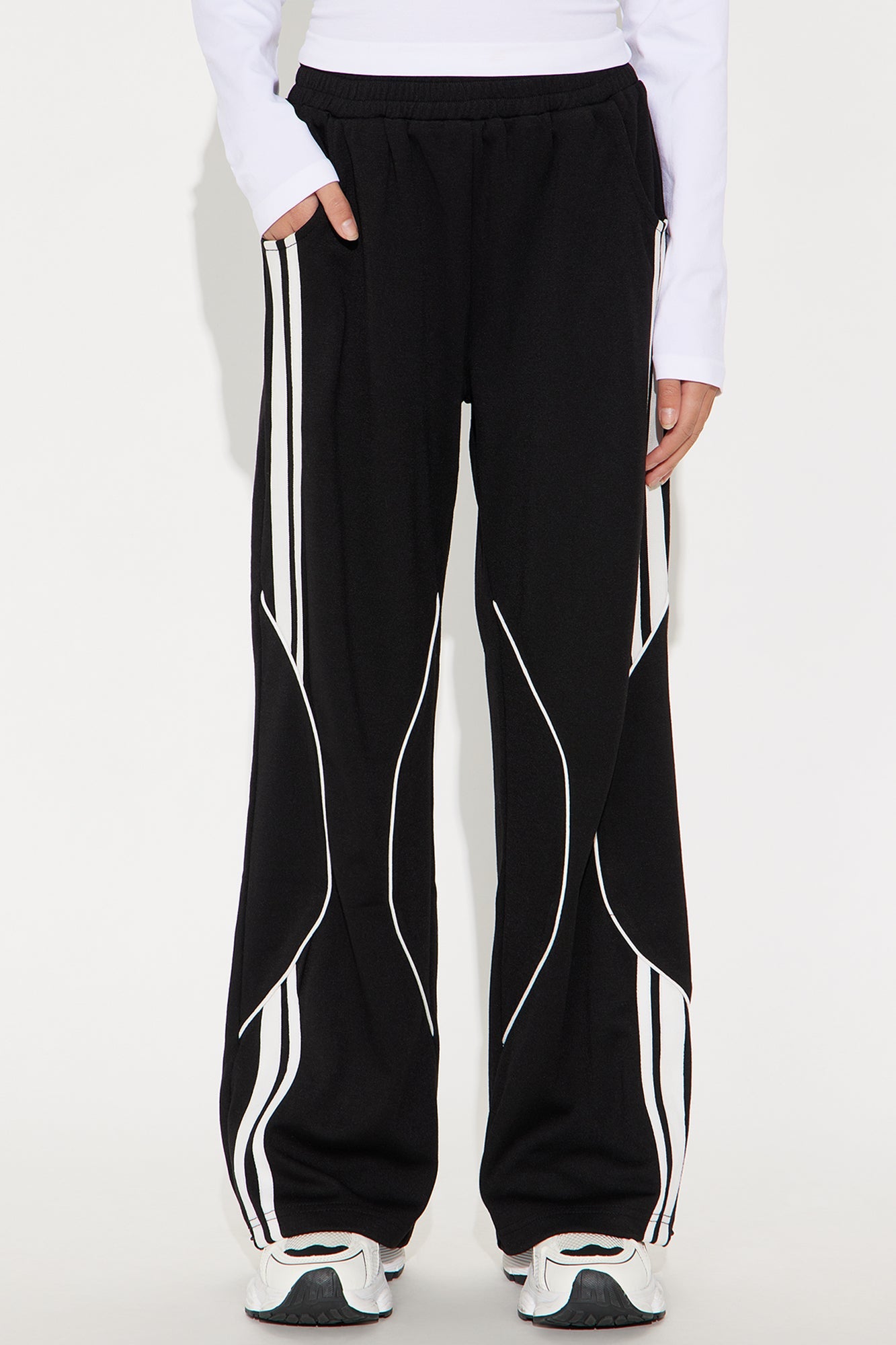 Mini Jax Wide Leg Pants - Black/combo