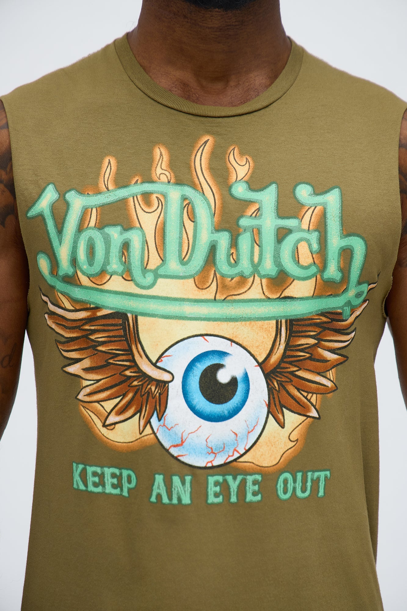 Von Dutch Keep An Eye Out Short Sleeve Tee - Hunter