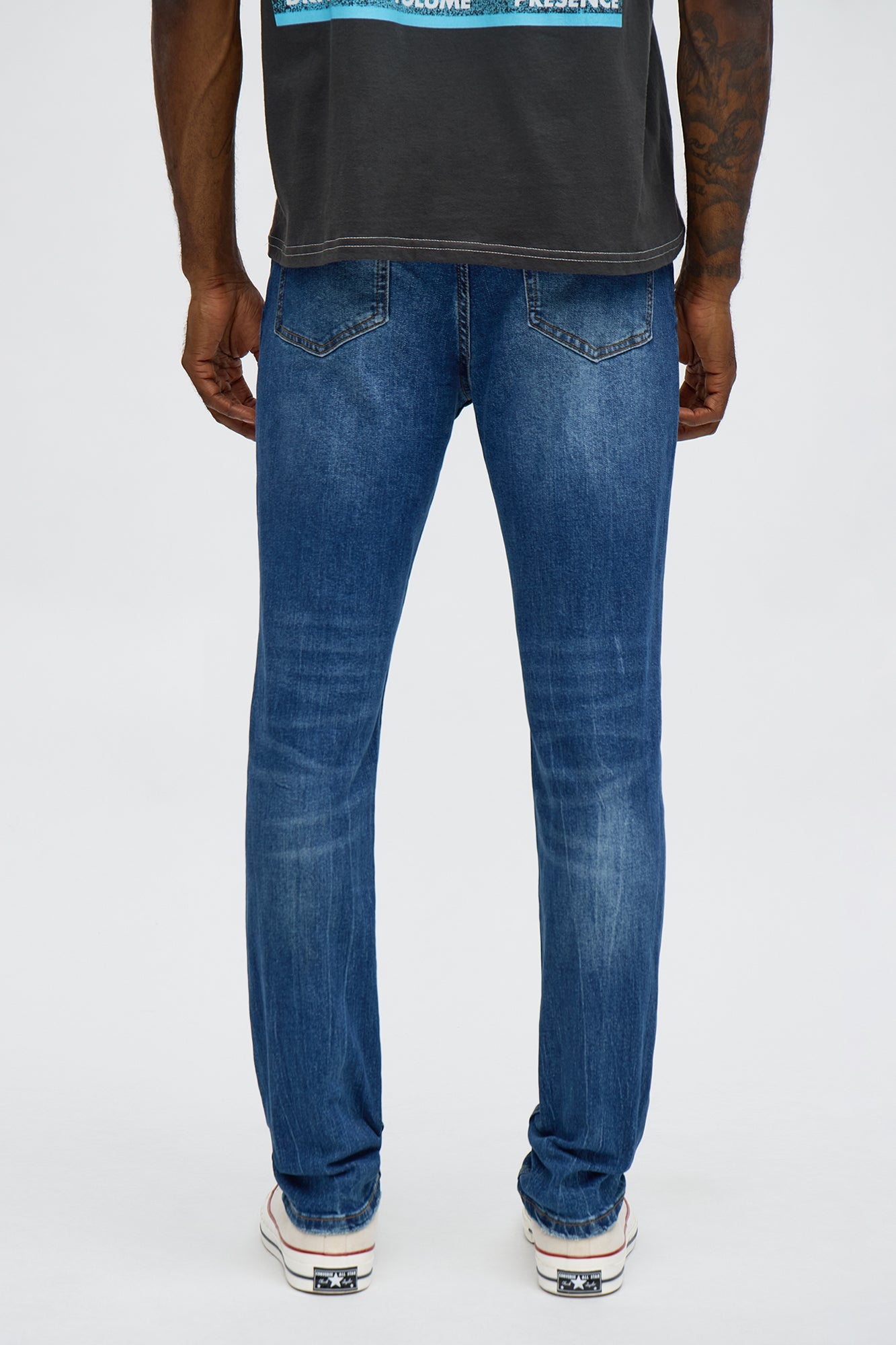 Skinny Hit The Stage Jean - Medium Blue Wash