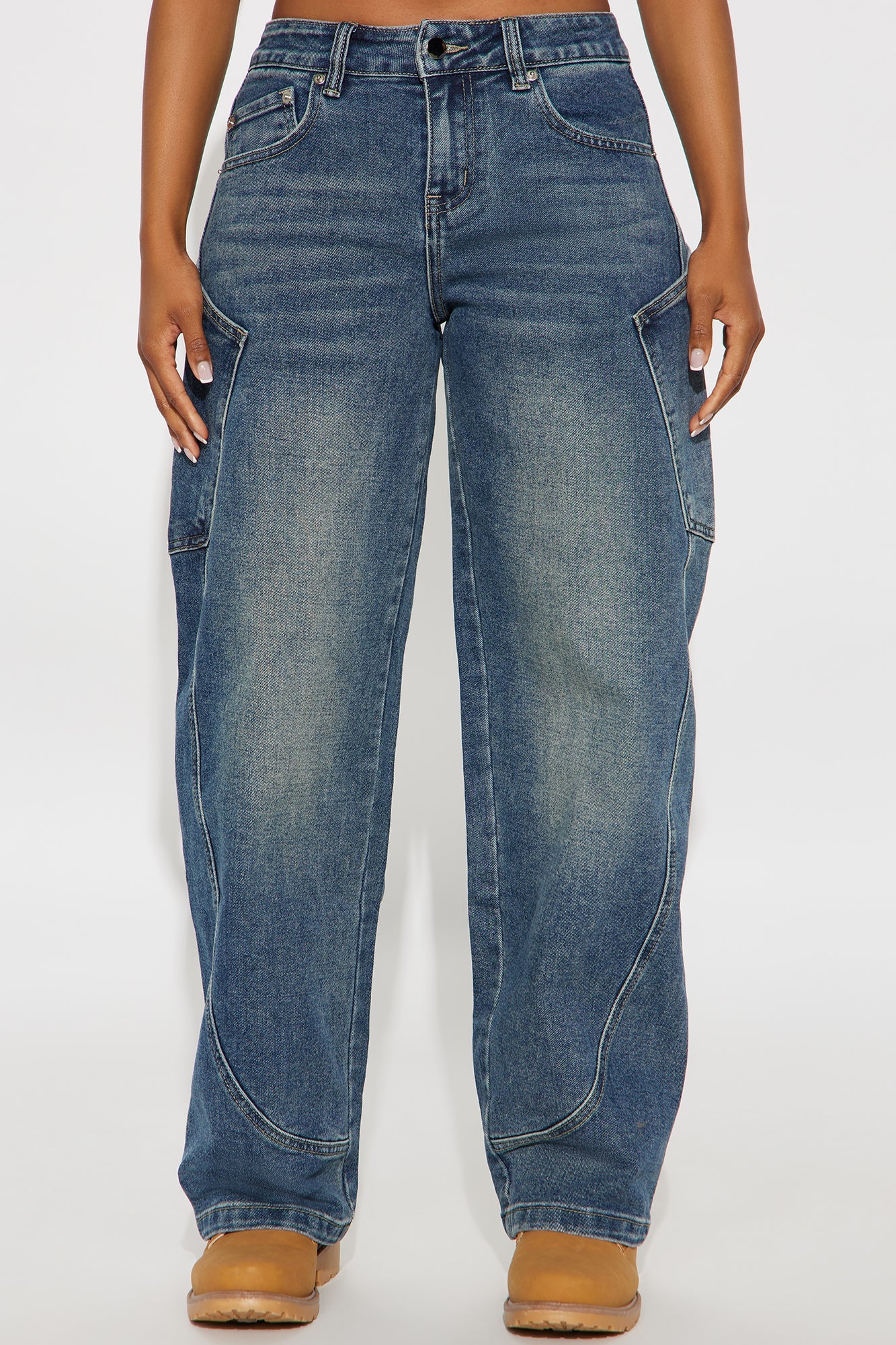 Prescott Loose Denim Jeans - Dark Wash