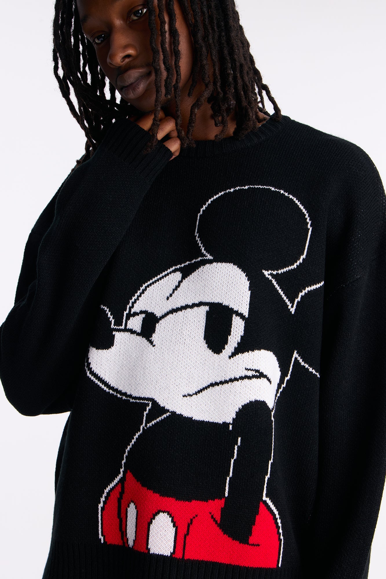 Disney Mickey Chill Mode Sweater - Black
