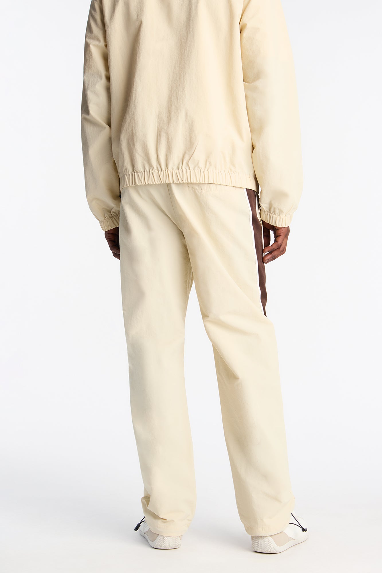 Straight Prep The Filed Color Block Nylon Pant - Cream/combo
