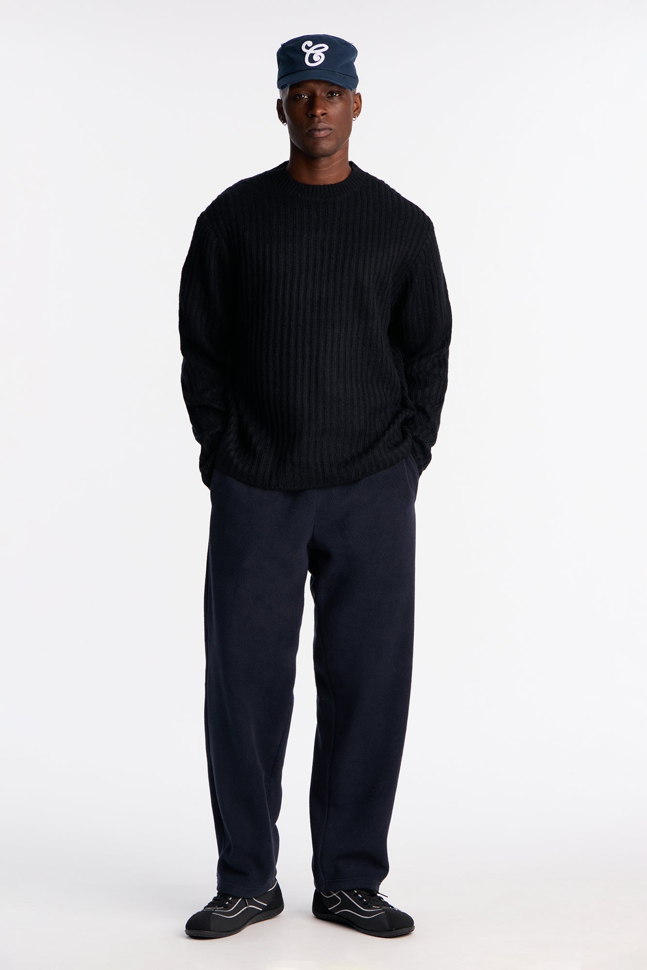 On My Way Crew Neck Sweater - Black