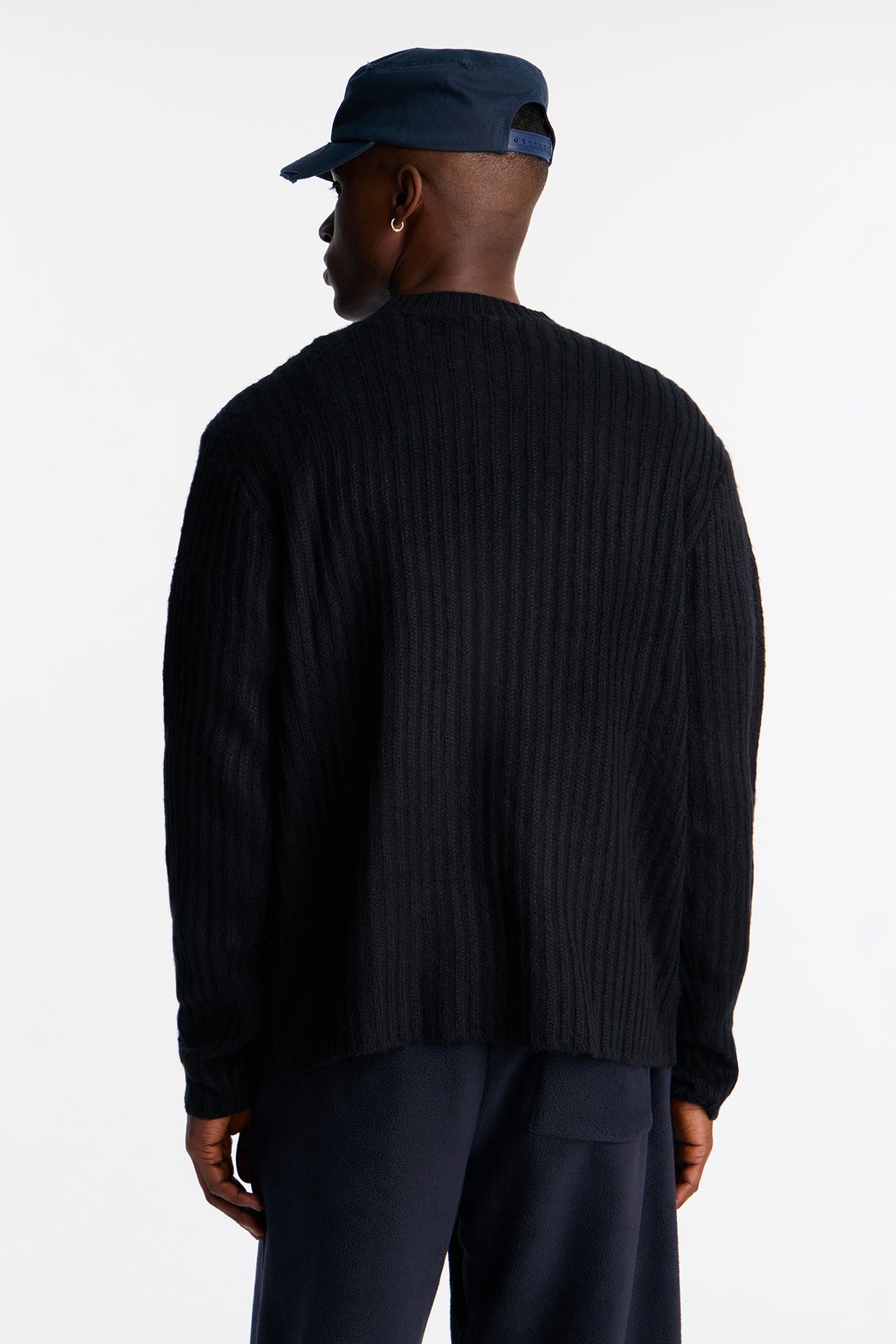 On My Way Crew Neck Sweater - Black