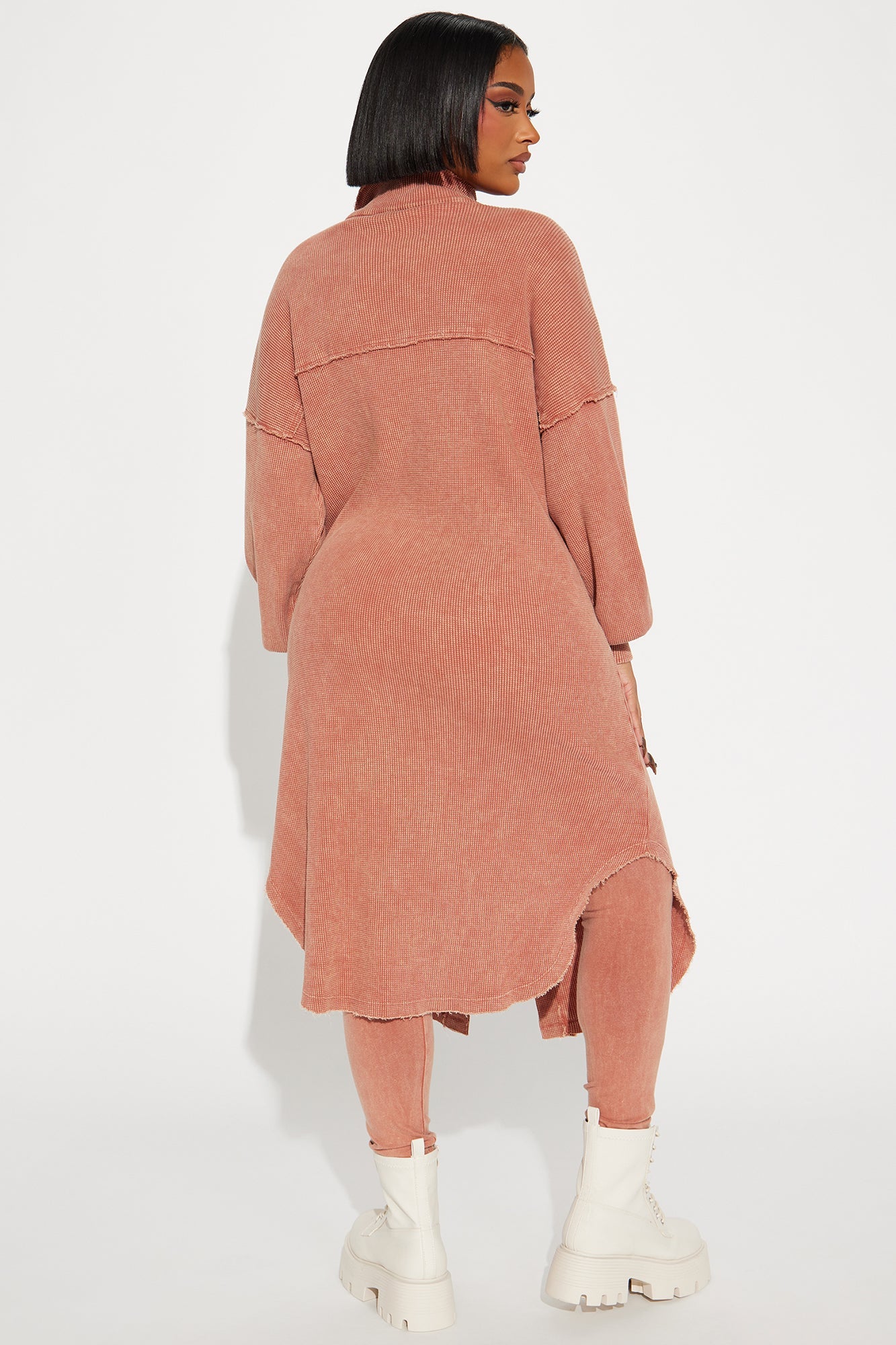 Cece Washed Legging Set - Rust