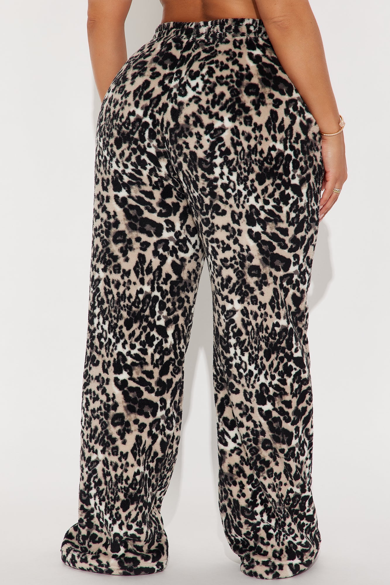 Sleepless Nights Plush PJ Pant - Leopard