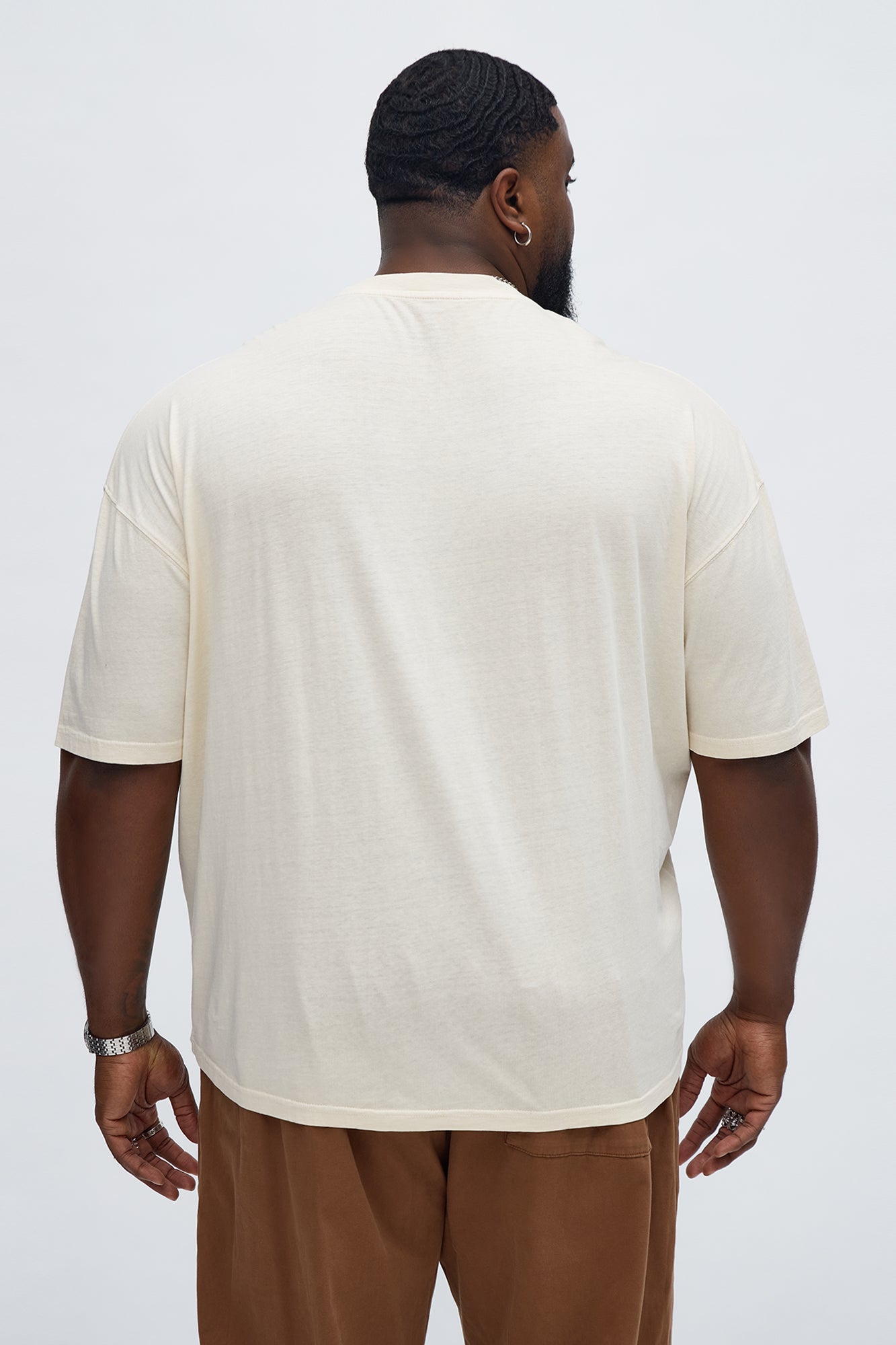 Chase Grace Short Sleeve Tee - Cream
